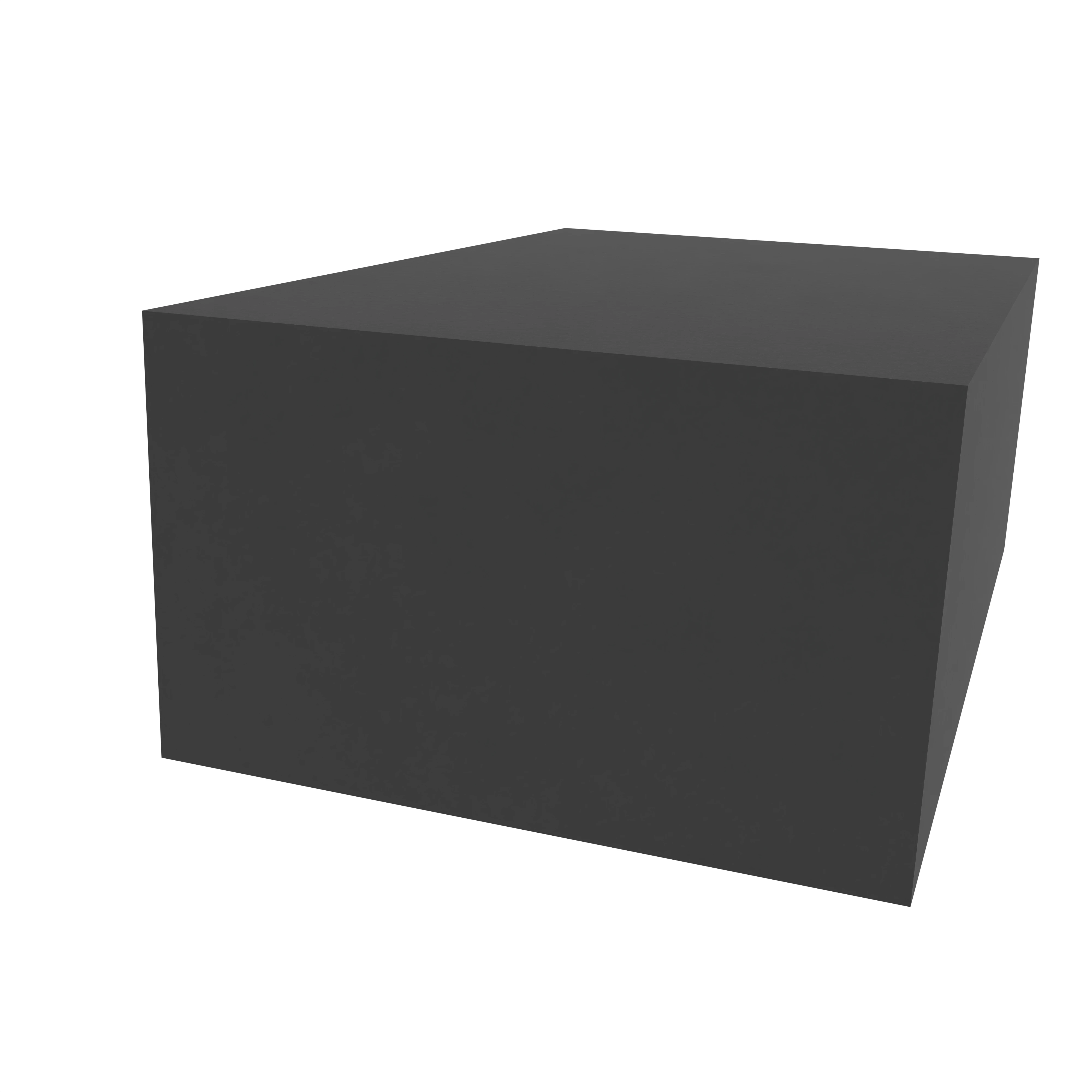 Moosgummidichtung vierkant | 25 mm Höhe | Farbe: schwarz