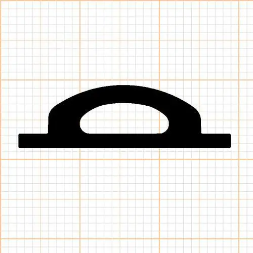 Bodenschwellendichtungen - Bodenschwellendichtung | Breite: 27 mm | Farbe: schwarz