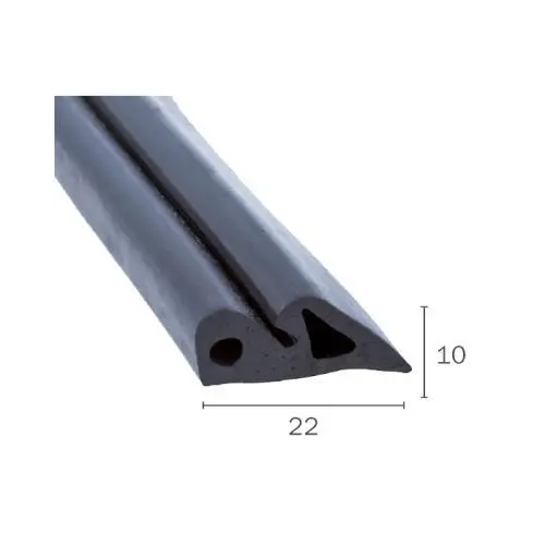 Windschutzscheibendichtung für Autos | Höhe: 10 mm | Farbe: schwarz
