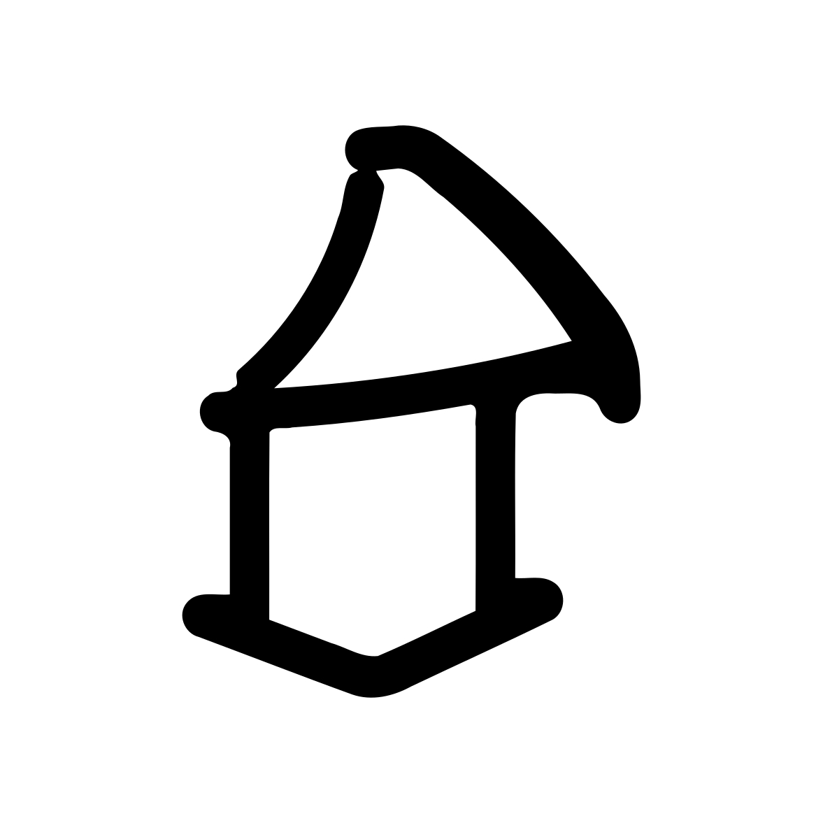 Türrahmen Dichtung - Stahlzargendichtung für Stahltüren | 21 mm Höhe | Farbe: grau