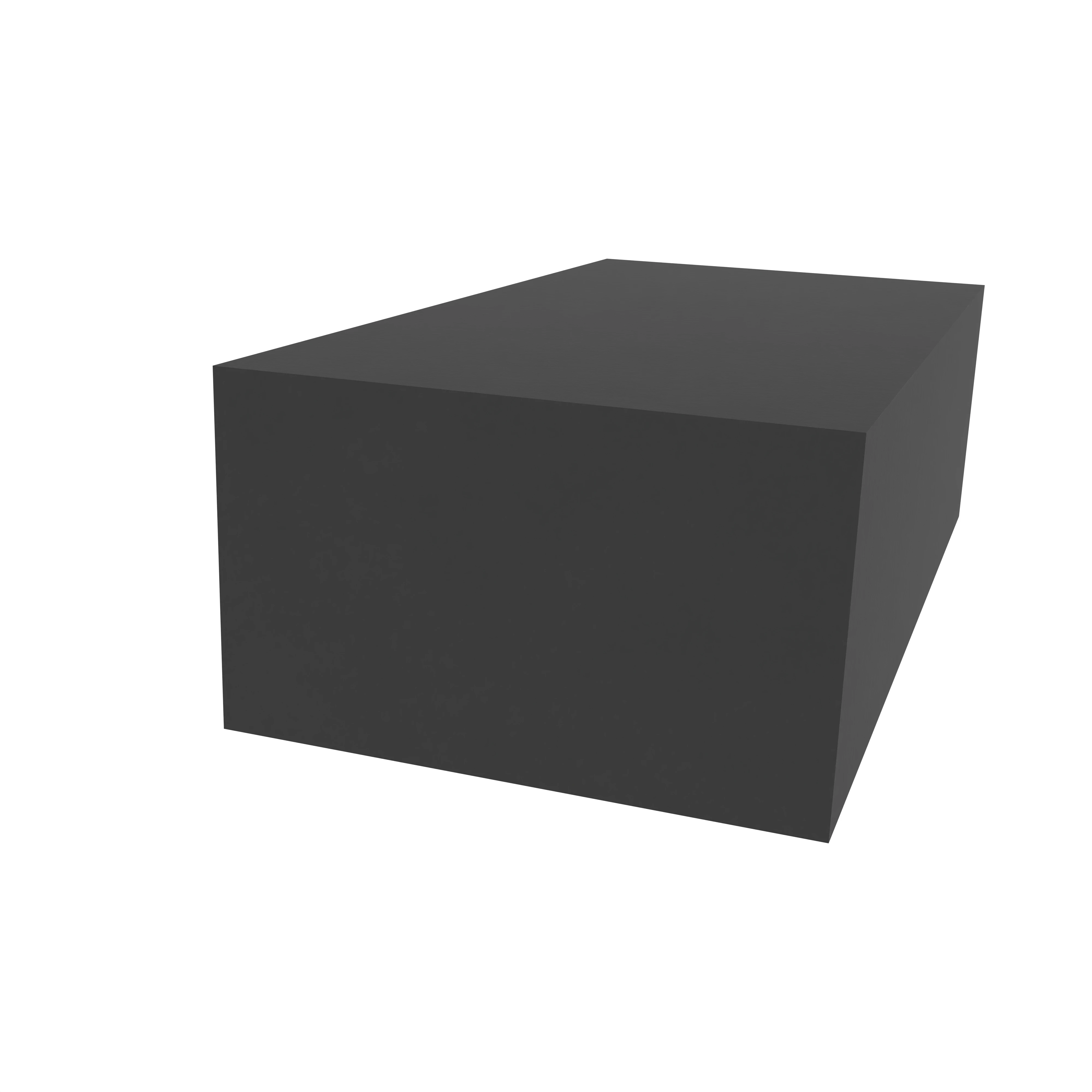 Moosgummidichtung vierkant | 12 mm Höhe | Farbe: schwarz