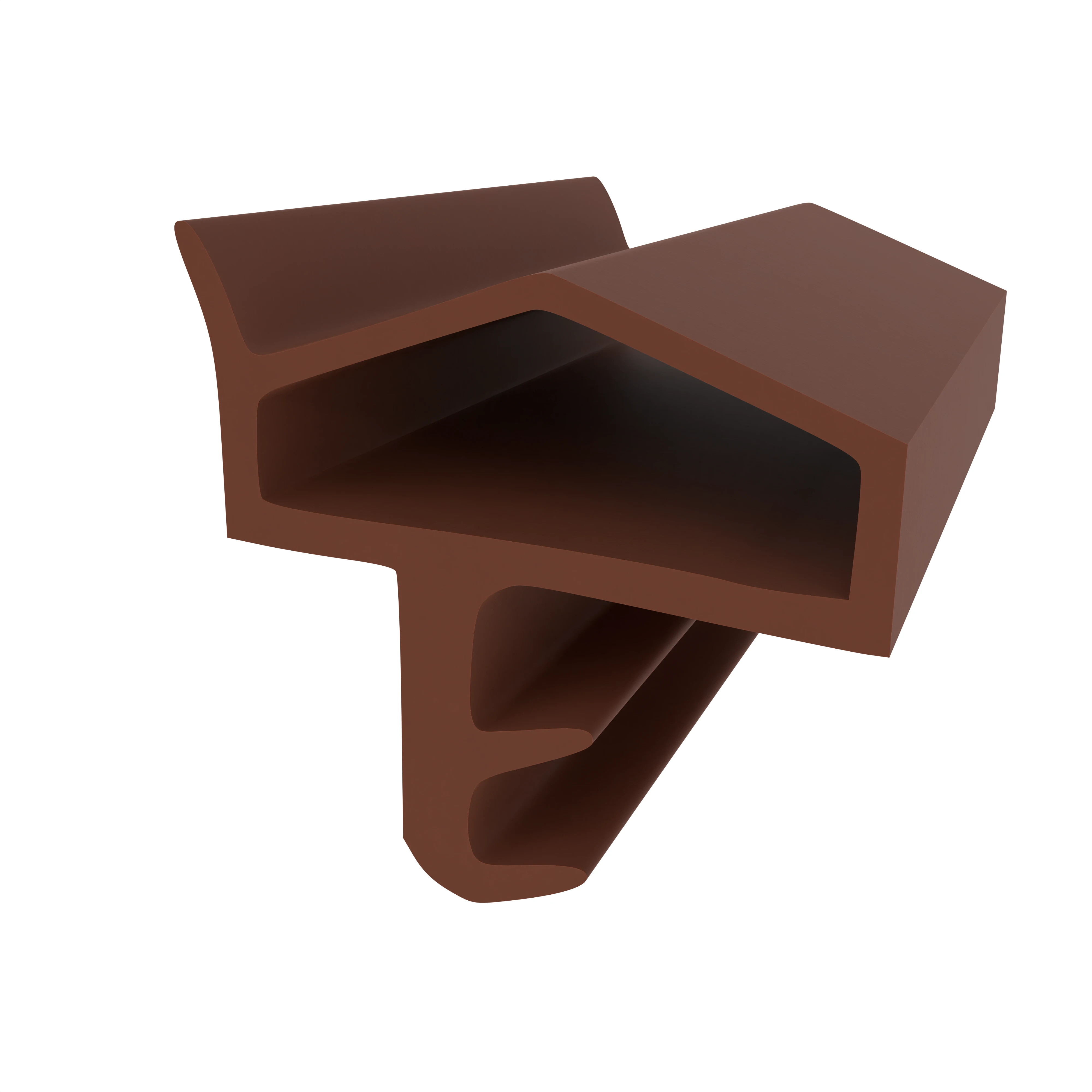 Holzzargendichtung für Haustüren | 14 mm Falzbreite | Farbe: braun Holzzargendichtung für Haustüren | 14 mm Falzbreite | Farbe: braun