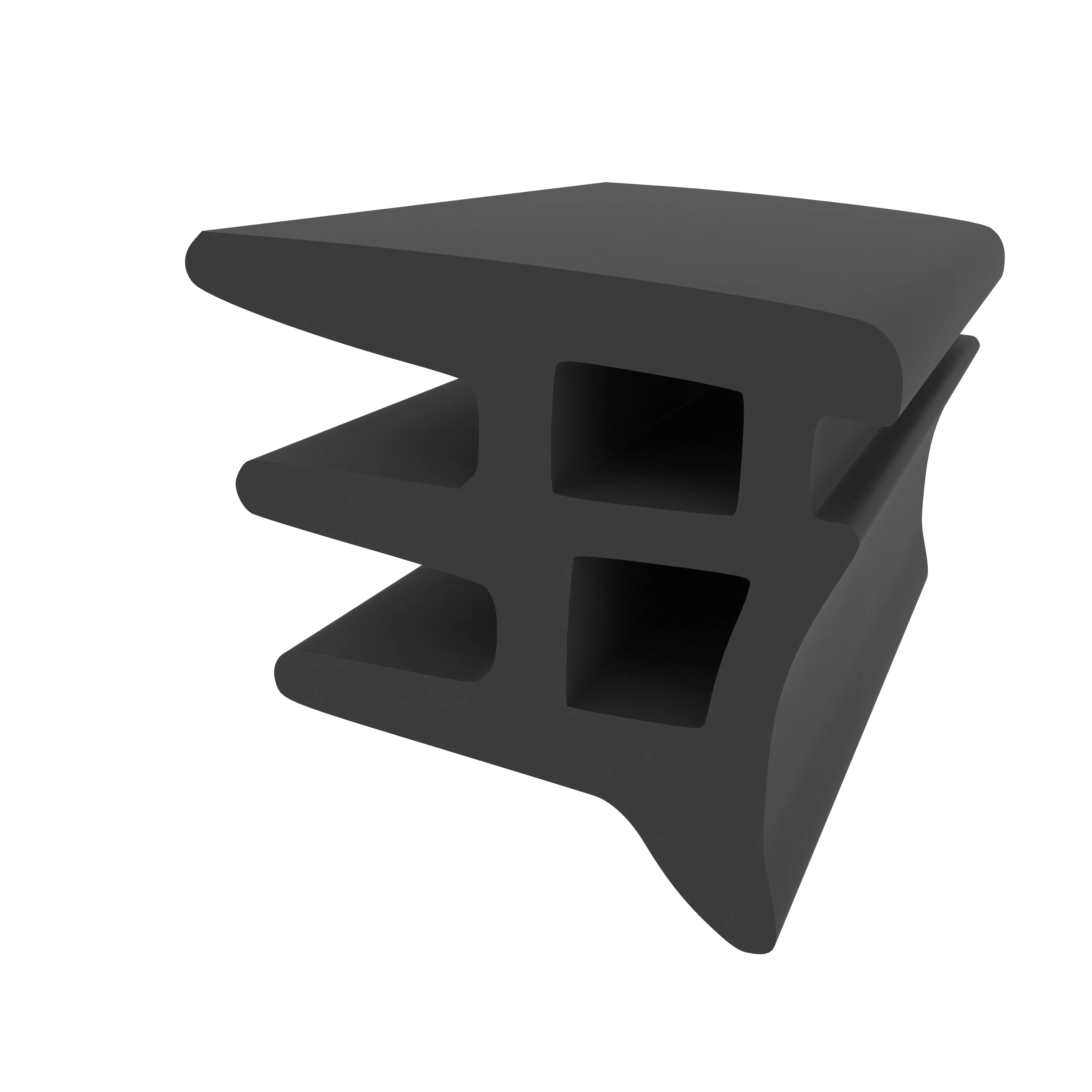 Verglasungsdichtungen - Verglasungsdichtung für Fenster | 19 mm Breite | Farbe: schwarz