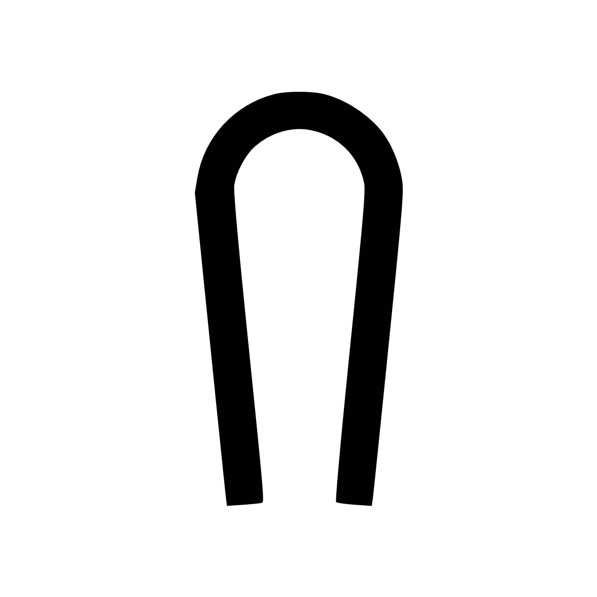 Kantenschutz - Kantenschutzprofil | Klemmbereich: 4 – 6,5 mm | Farbe: Schwarz 