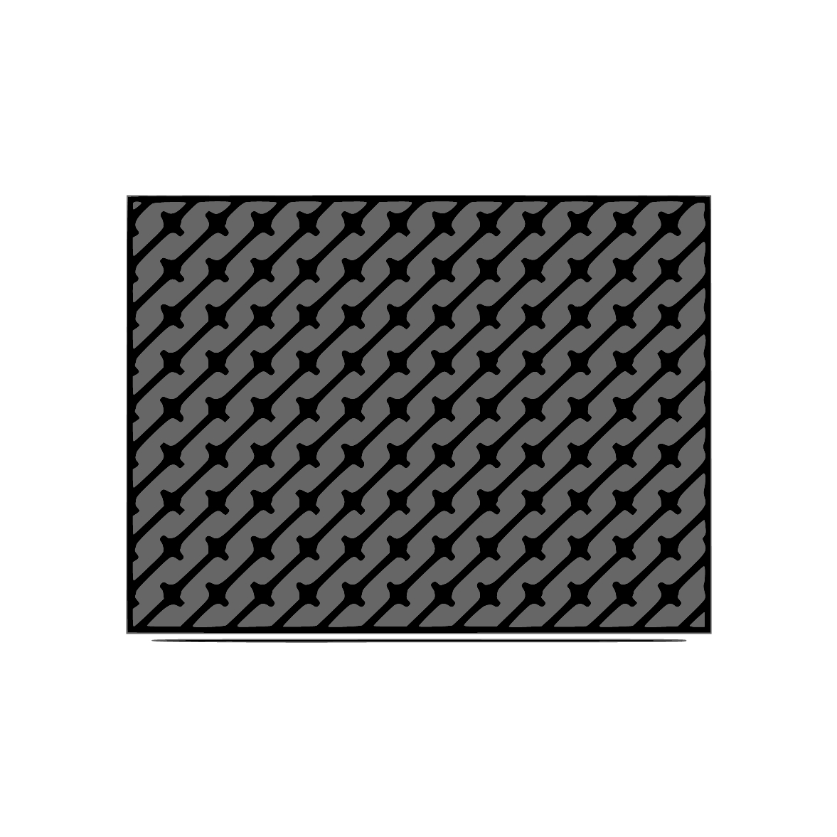 Moosgummi - Moosgummidichtung selbstklebend | 20 mm Breite | Farbe: schwarz