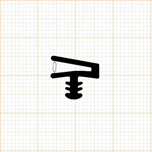 Türrahmen Dichtung - Holzzargendichtung für Haustüren | 13 mm Höhe | Farbe: grau