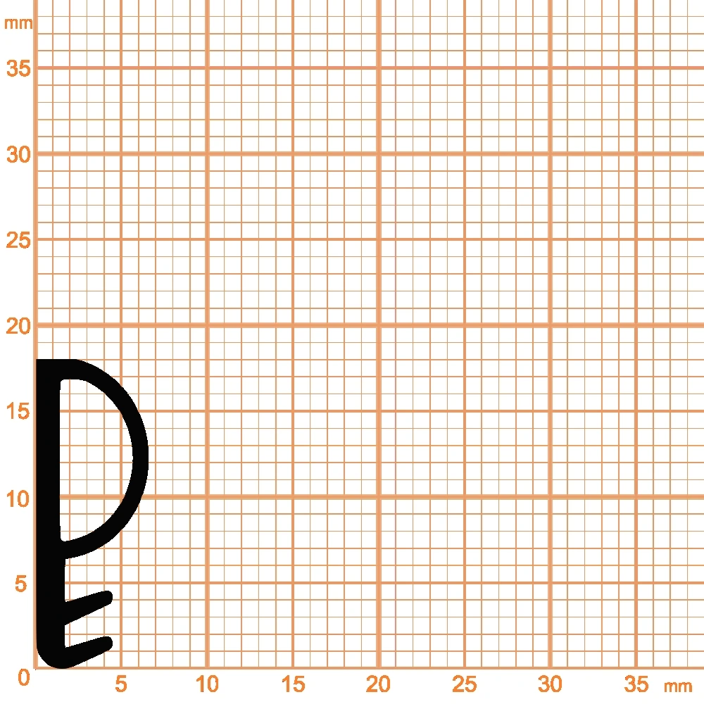 Flügelfalzdichtungen - Flügelfalzdichtung für Holzfenster und -türen | 10 mm Falzhöhe | Farbe: weiß