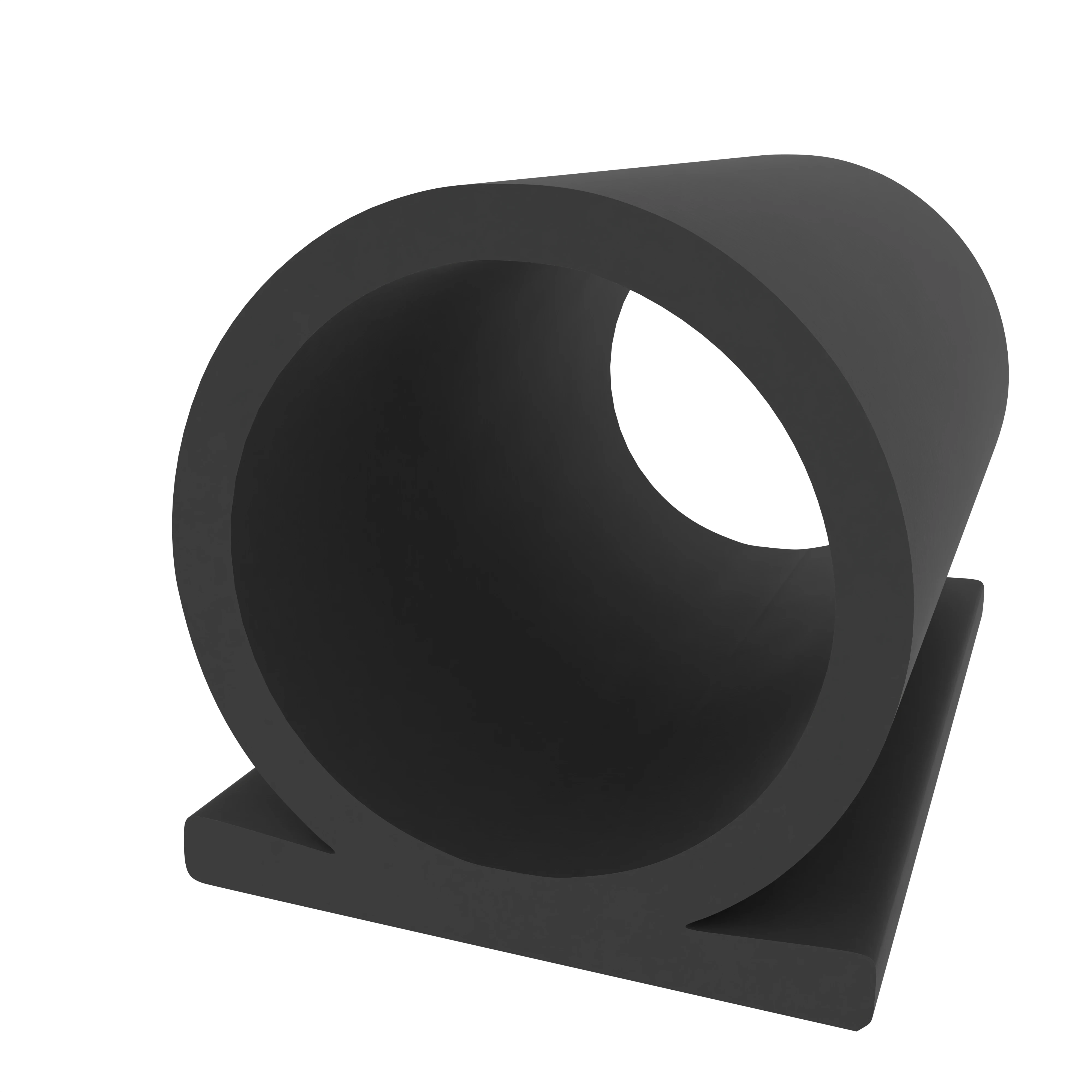 Klebedichtung mit Omega-Profil | Spaltbreite: 1 – 8 mm | Farbe: schwarz