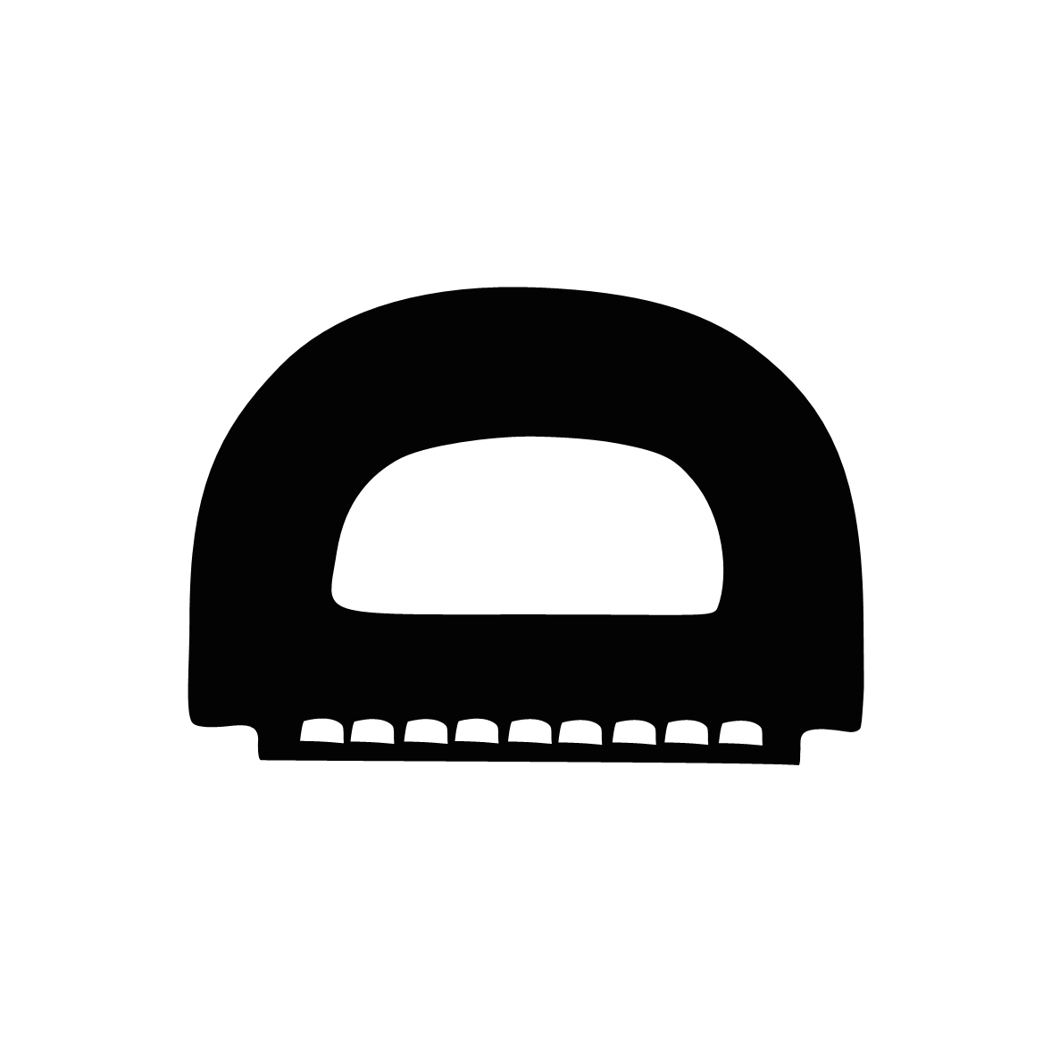 Türdichtung selbstklebend - Klebedichtung mit D-Profil | Spaltbreite: 4 – 6 mm | Farbe: braun