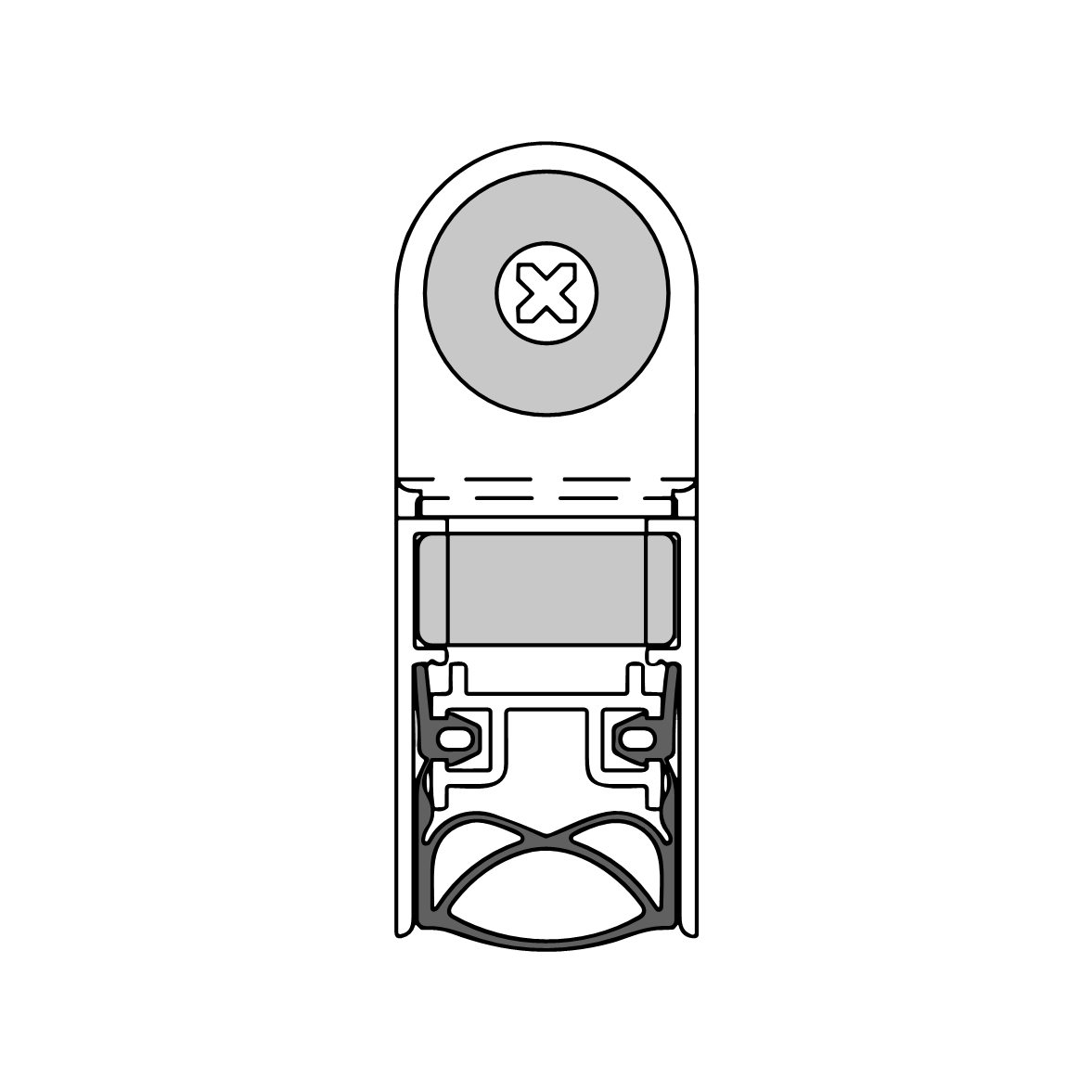 Schall-Ex Slide & Lock M-20 WS Absenkdichtung von Athmer | Länge: 958 mm