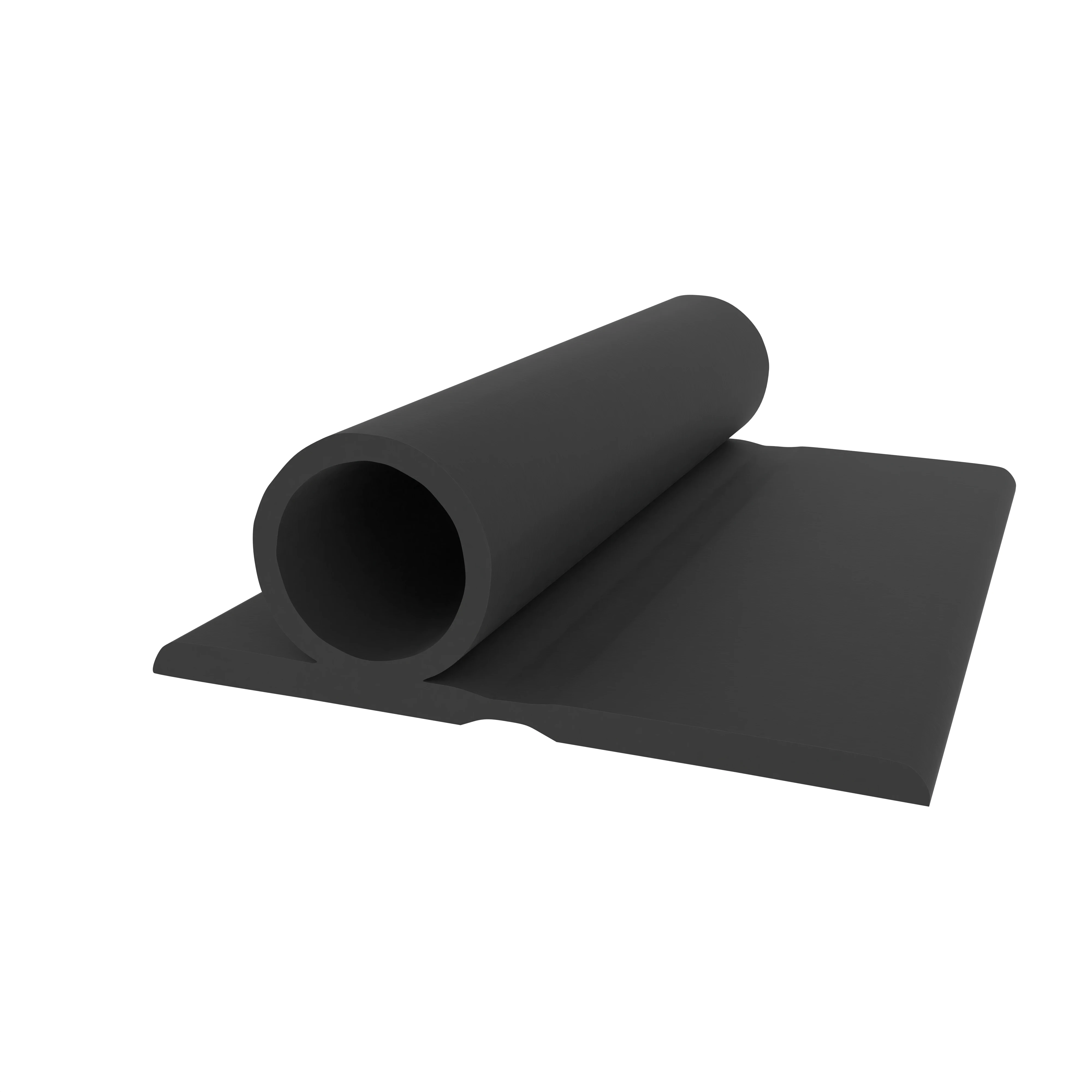 Dichtungsprofil sk 19 mm breit, für 2-5 mm Spalt in schwarz