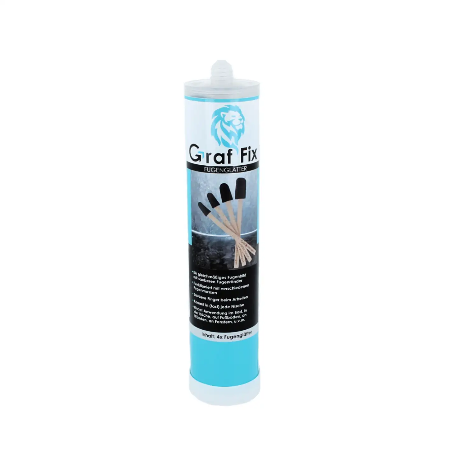 Graf-Fix Fugenglätter Set | Kopfgrößen: 6, 8, 10 mm und Universal