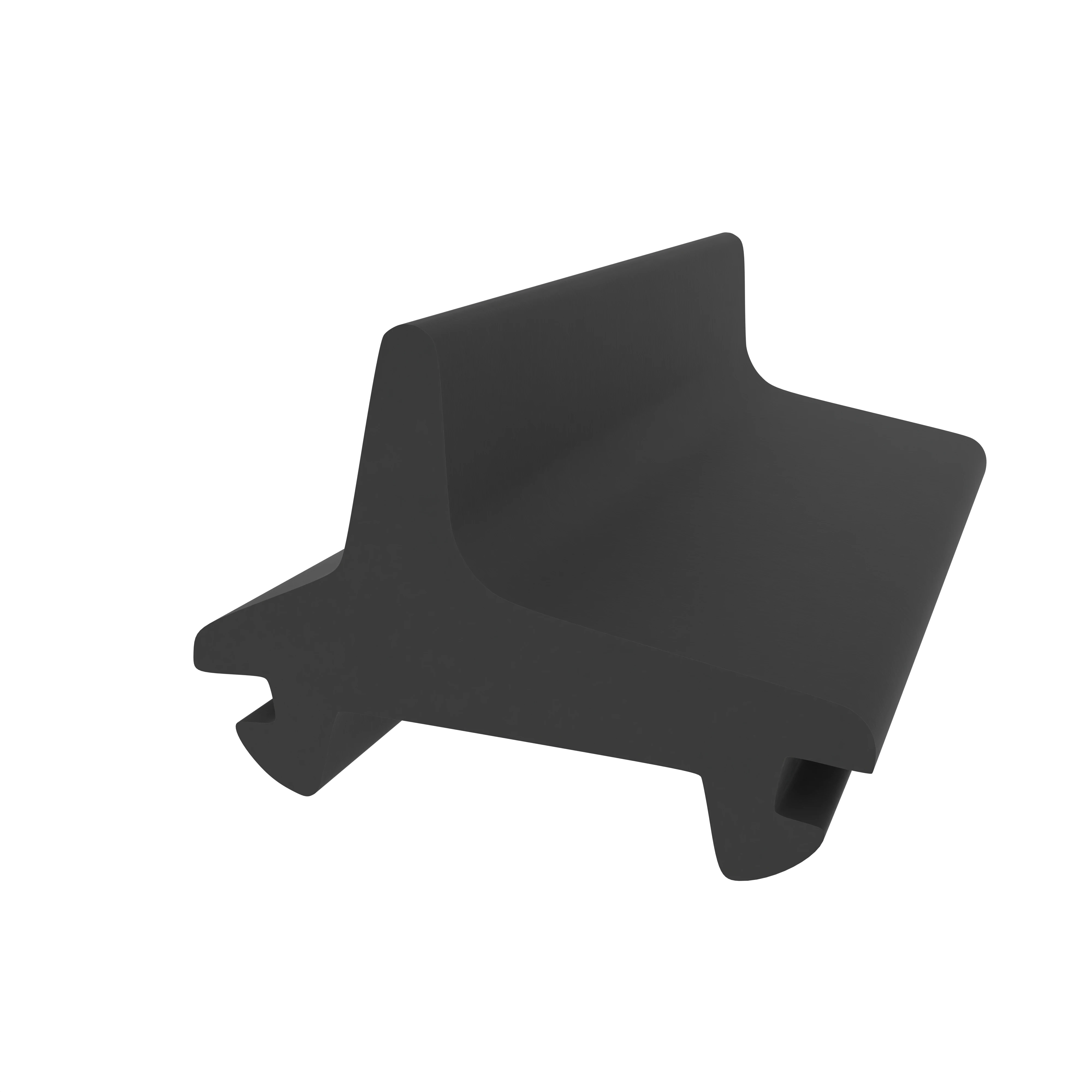 Türrahmen Dichtung - Mitteldichtung für Metall- und Alufenster | 17 mm Höhe | Farbe: schwarz