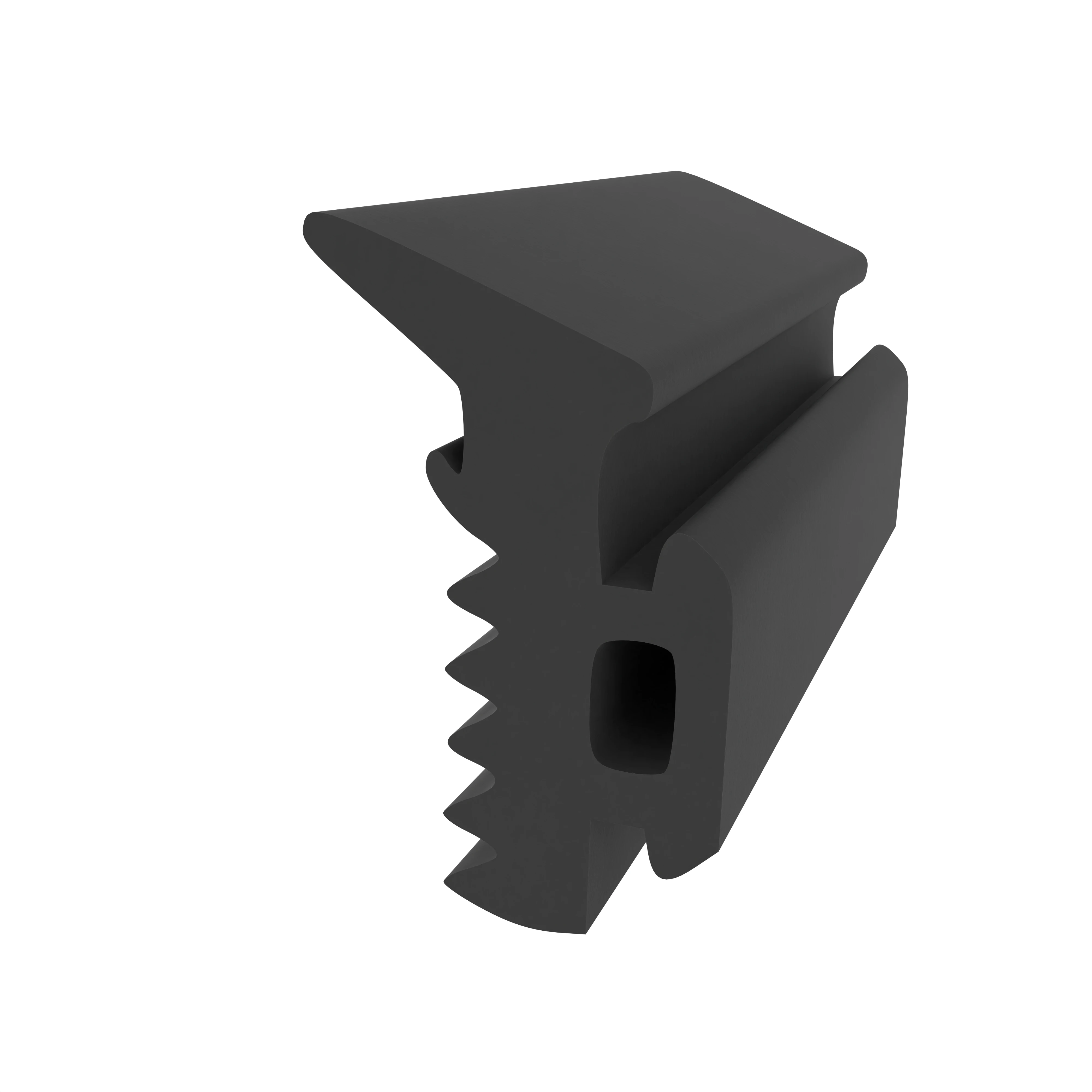 Verglasungsdichtung für Fenster | 9 mm Höhe | Farbe: schwarz