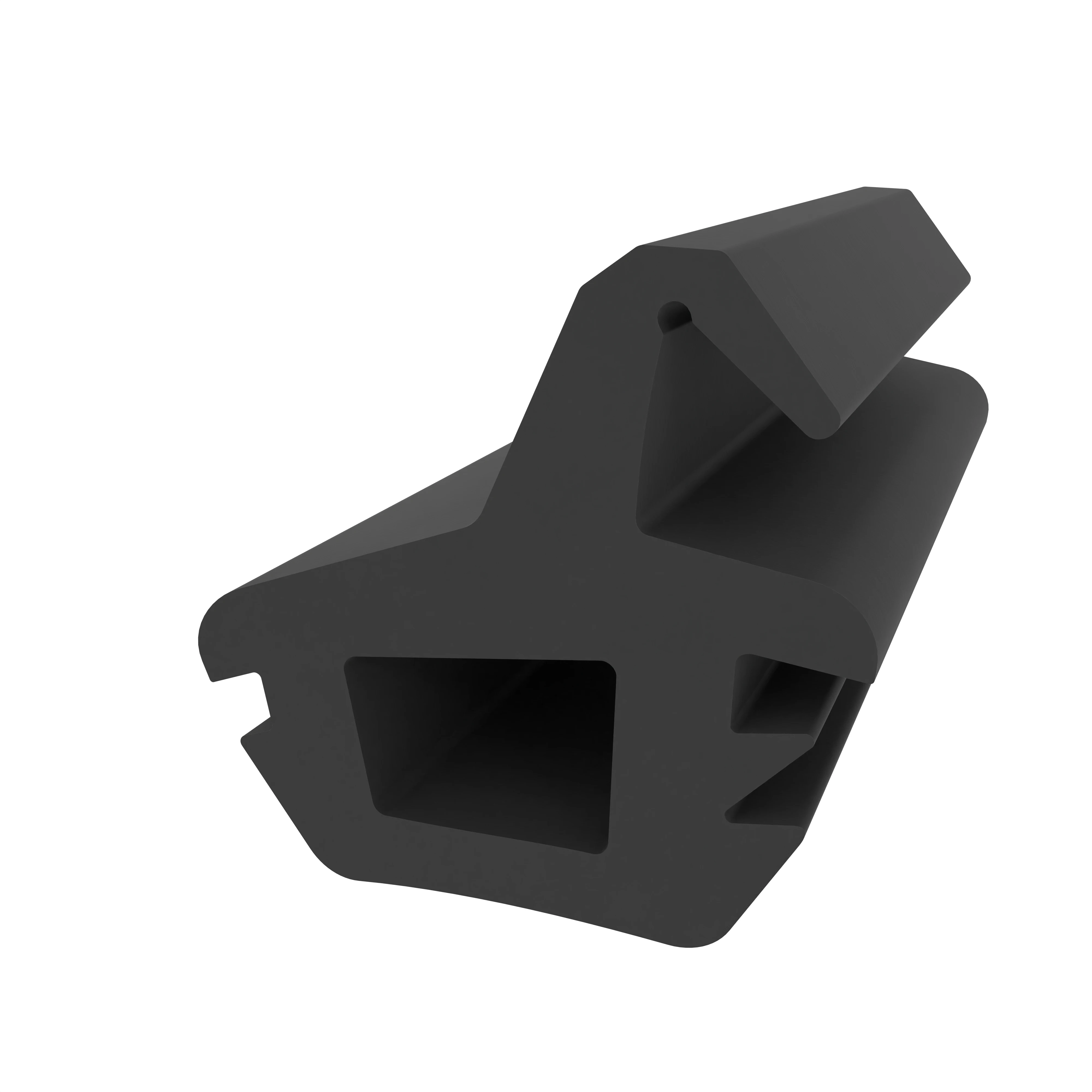 Mitteldichtung für Kunststofffenster | 18 mm Höhe | Farbe: schwarz