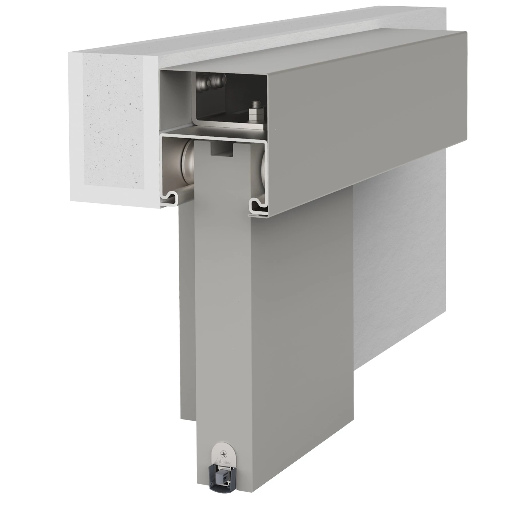 Absenkdichtungen - Schall-Ex Slide L-24/20 WS Absenkdichtung von Athmer | Länge: 833 mm