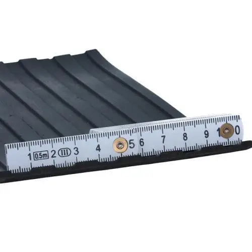 Anti-Vibrationsmatten - Breitriefenmatte | Breite: 1000 mm | Farbe: schwarz