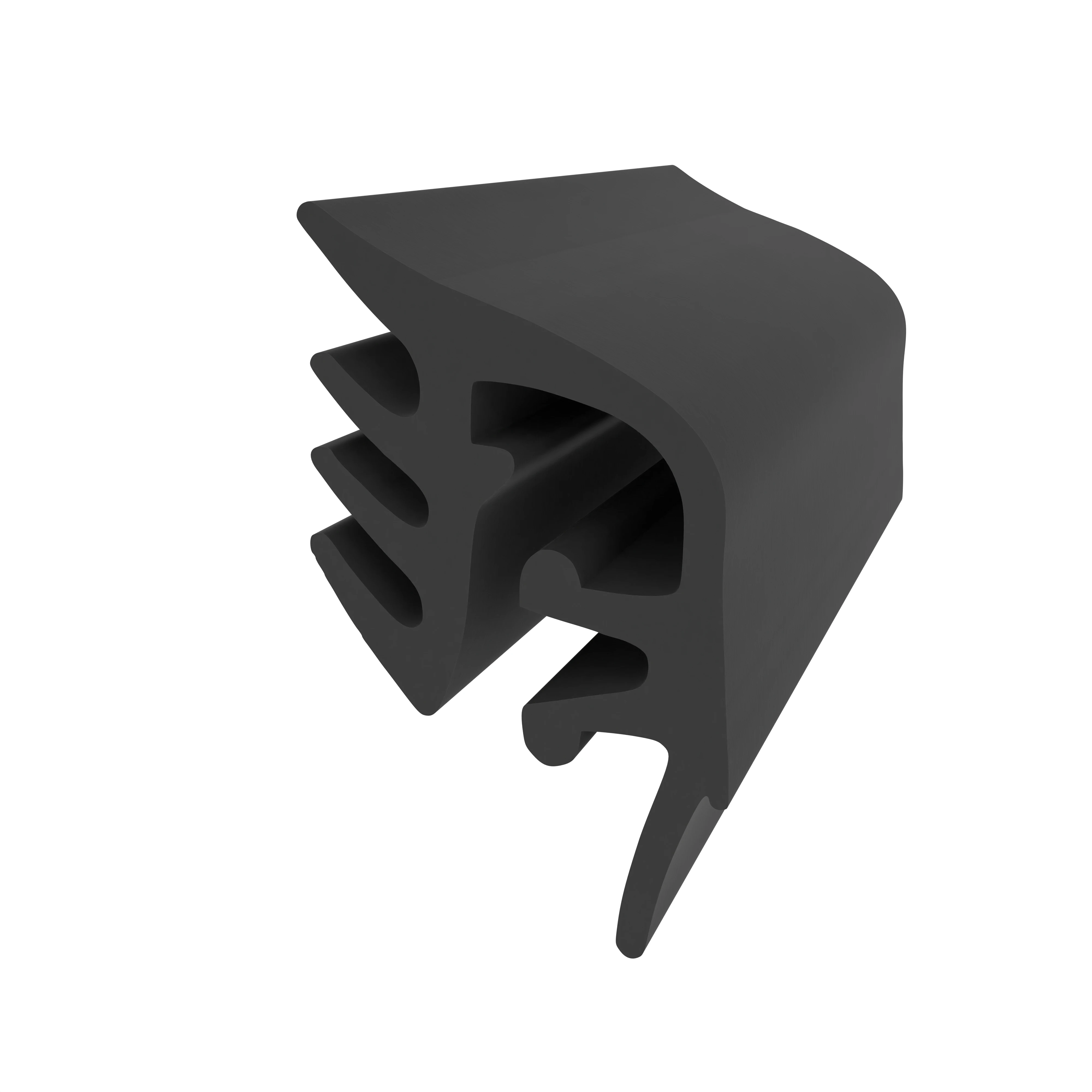 Verglasungsdichtung für Fenster | 20 mm Breite | Farbe: schwarz