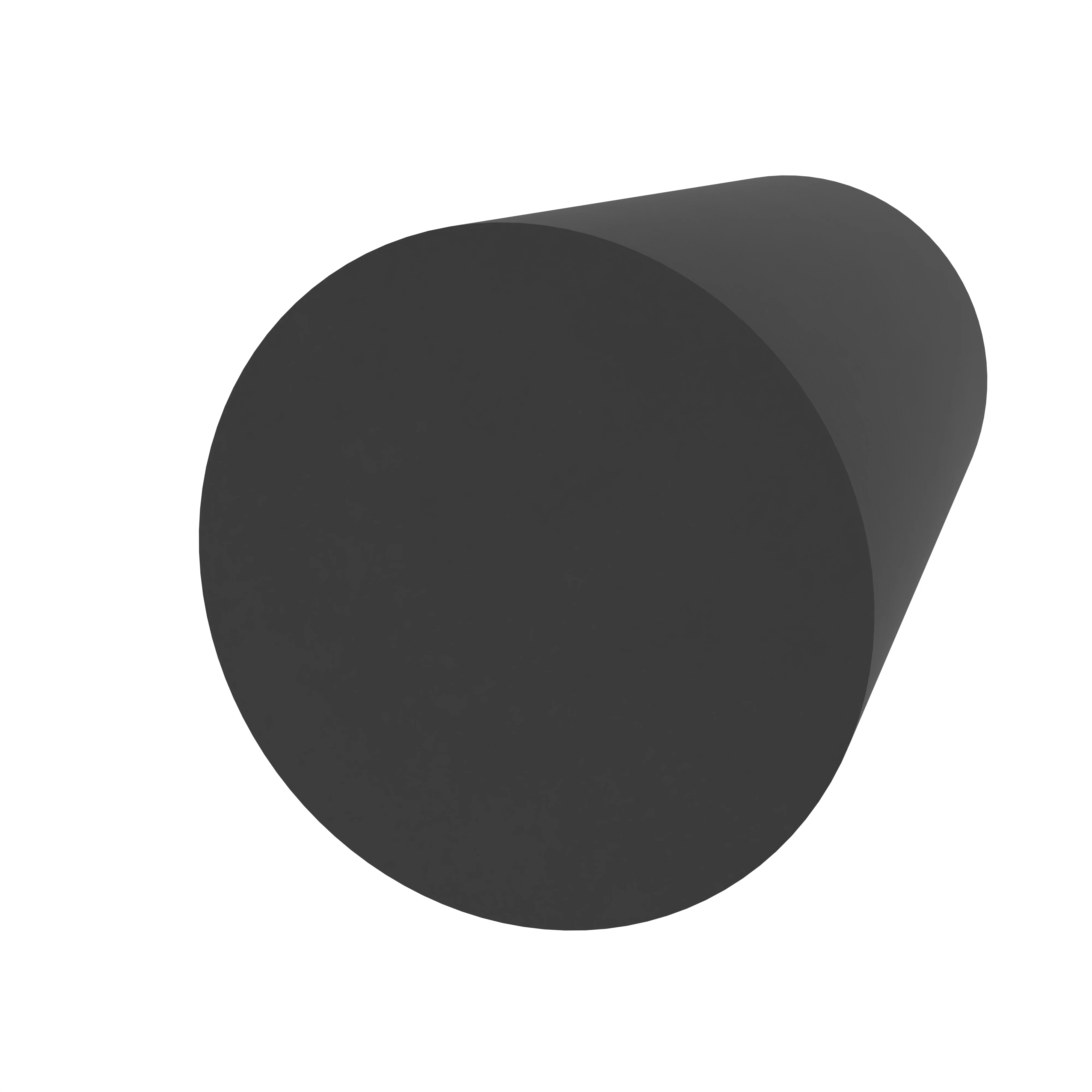 Moosgummidichtung rund | 7 mm Durchmesser | Farbe: schwarz