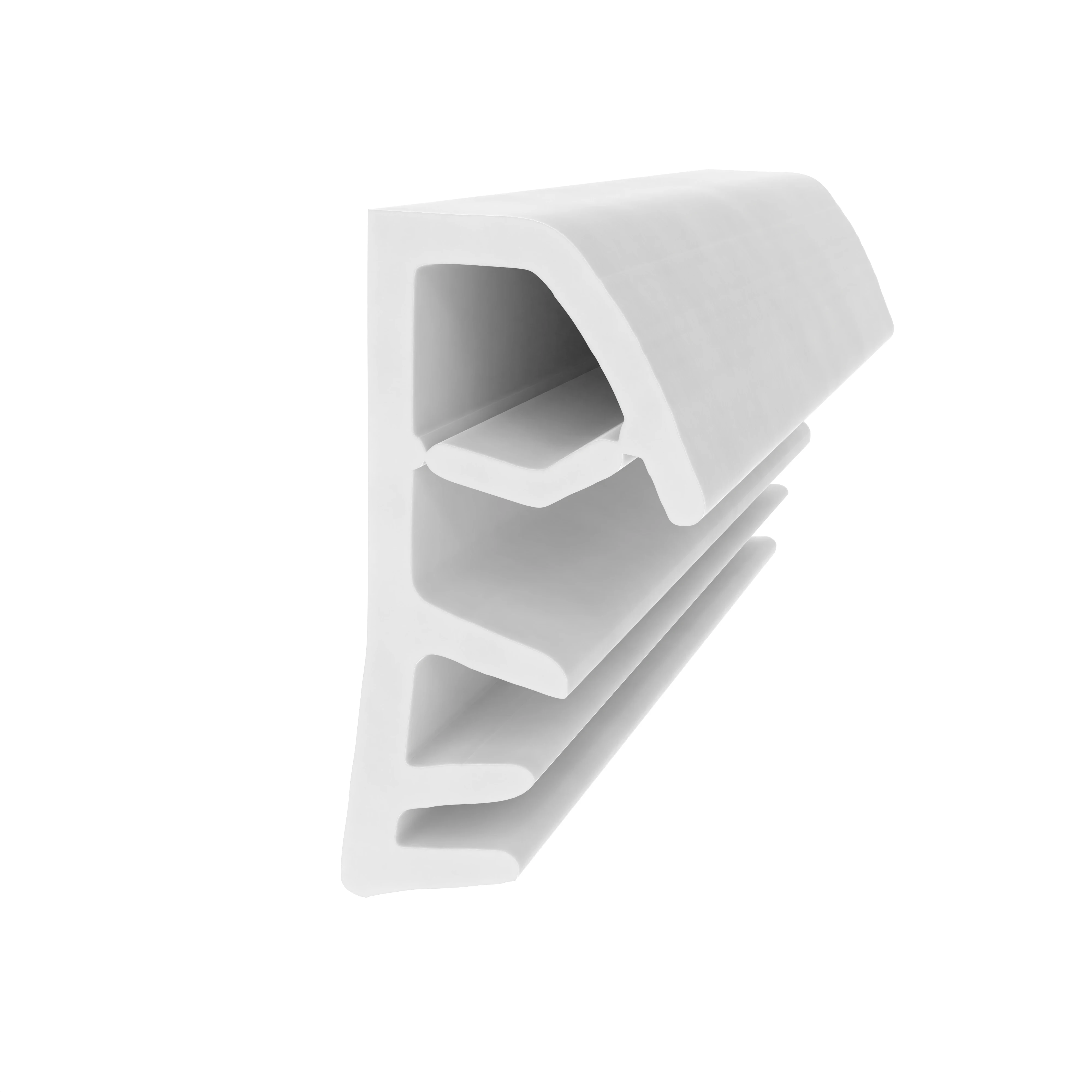 Flügelfalzdichtung für Holzflügel und -zargen | 10 mm Falzhöhe | Farbe: weiß