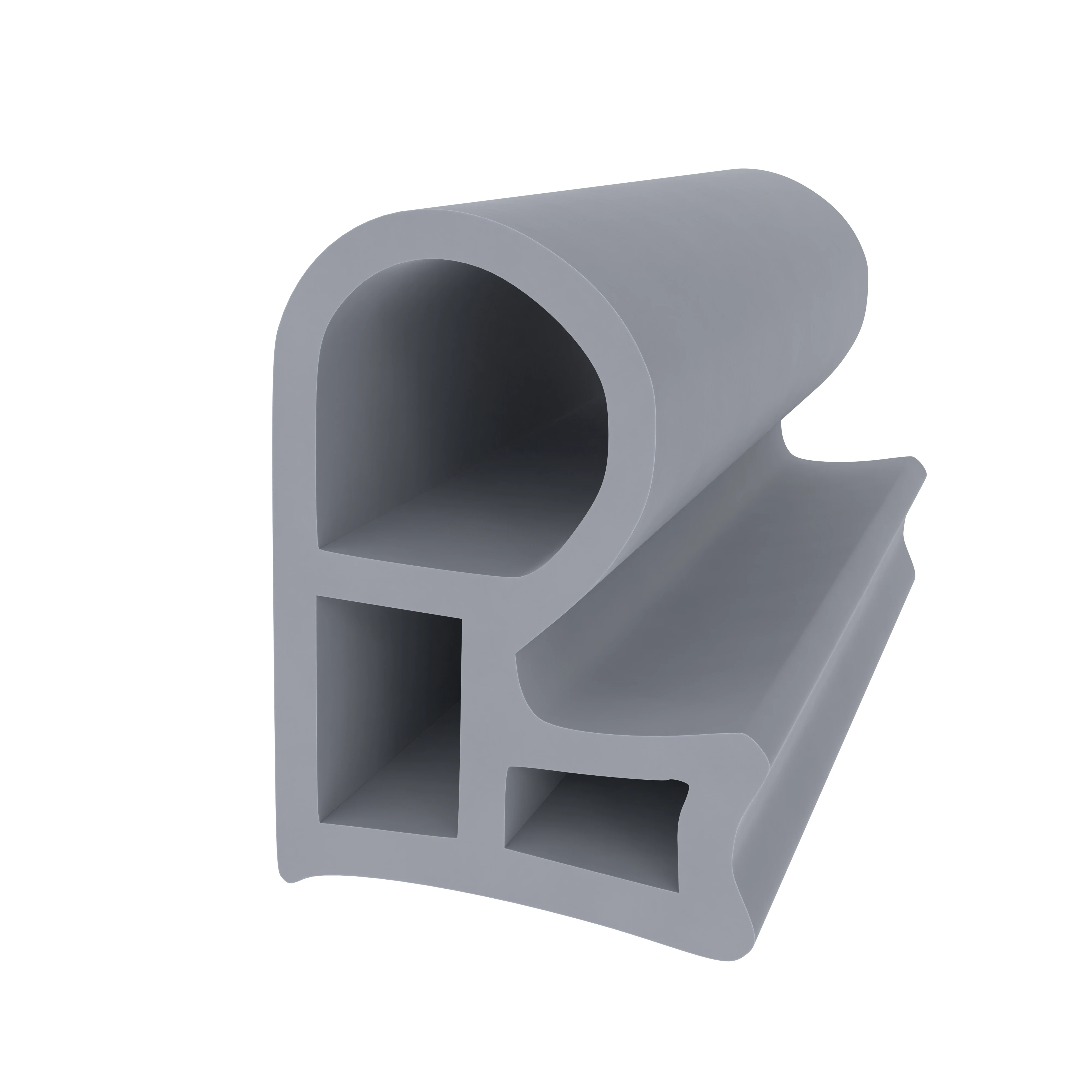 Stahlzargendichtung für Stahlzargen | 17 mm Höhe | Farbe: grau