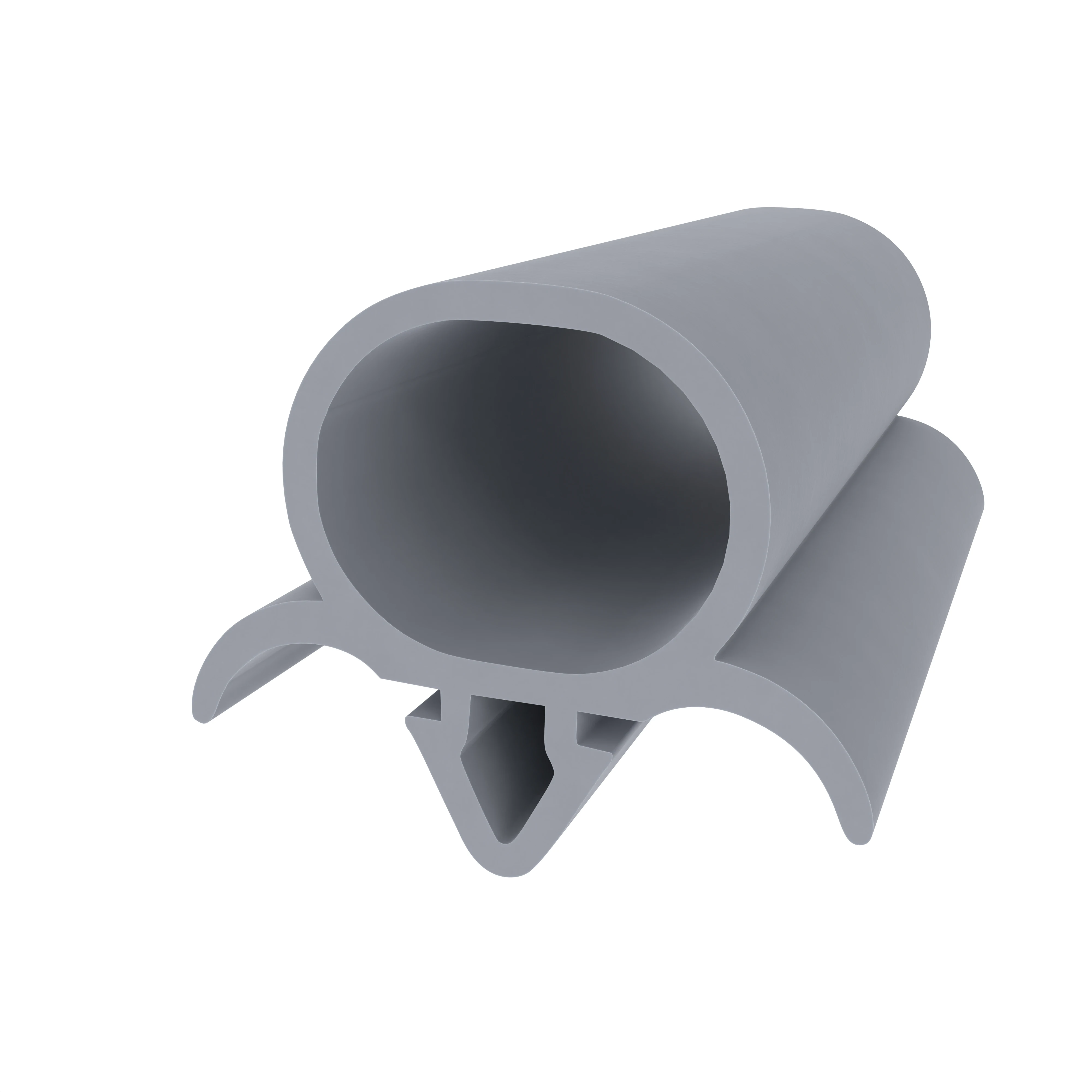 Kühlschrankdichtung Meterware | Höhe: 21,5 mm | Farbe: grau