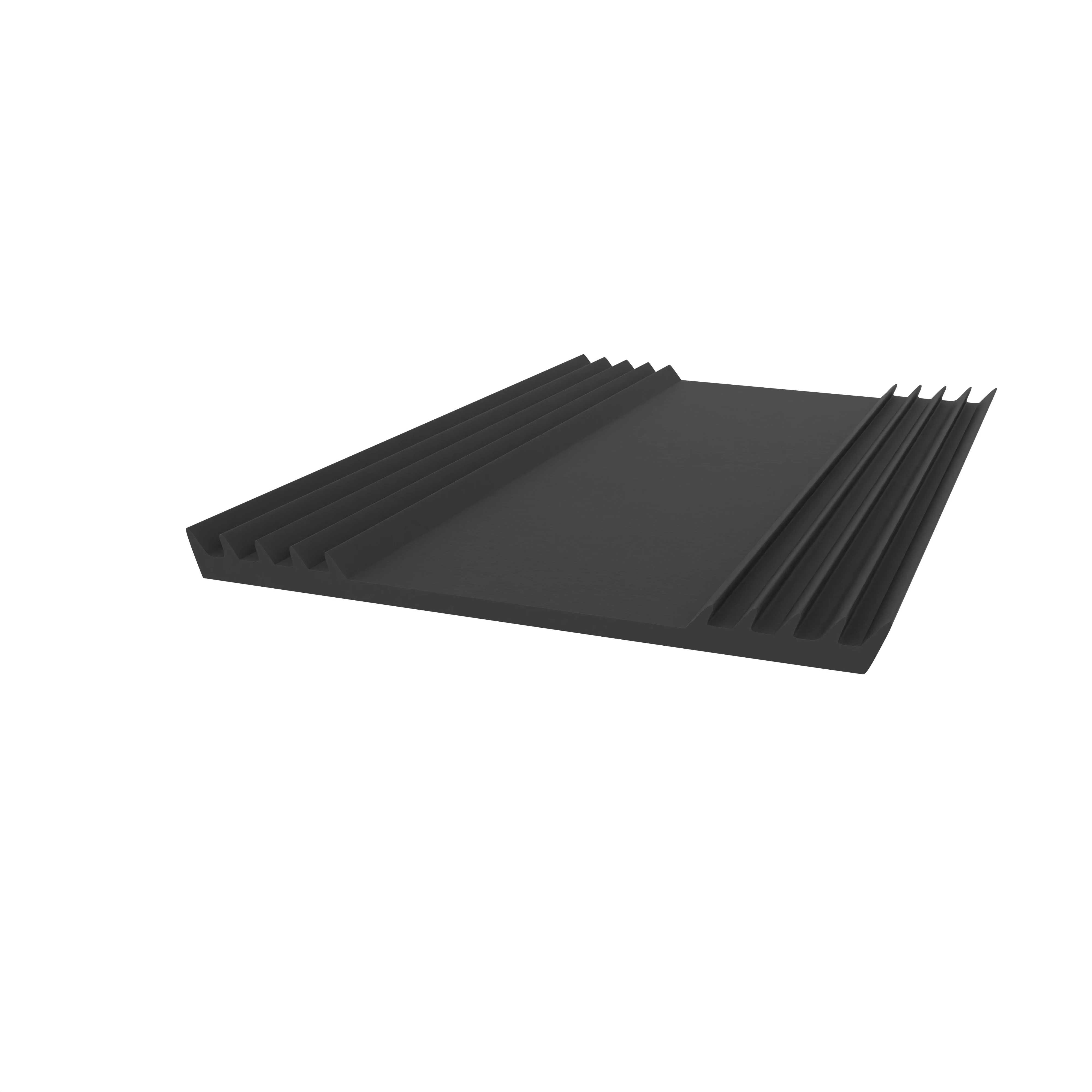 Glasauflage- und Fassadendichtungen - Verglasungsdichtung für Fenster | 49 mm Breite | Farbe: schwarz