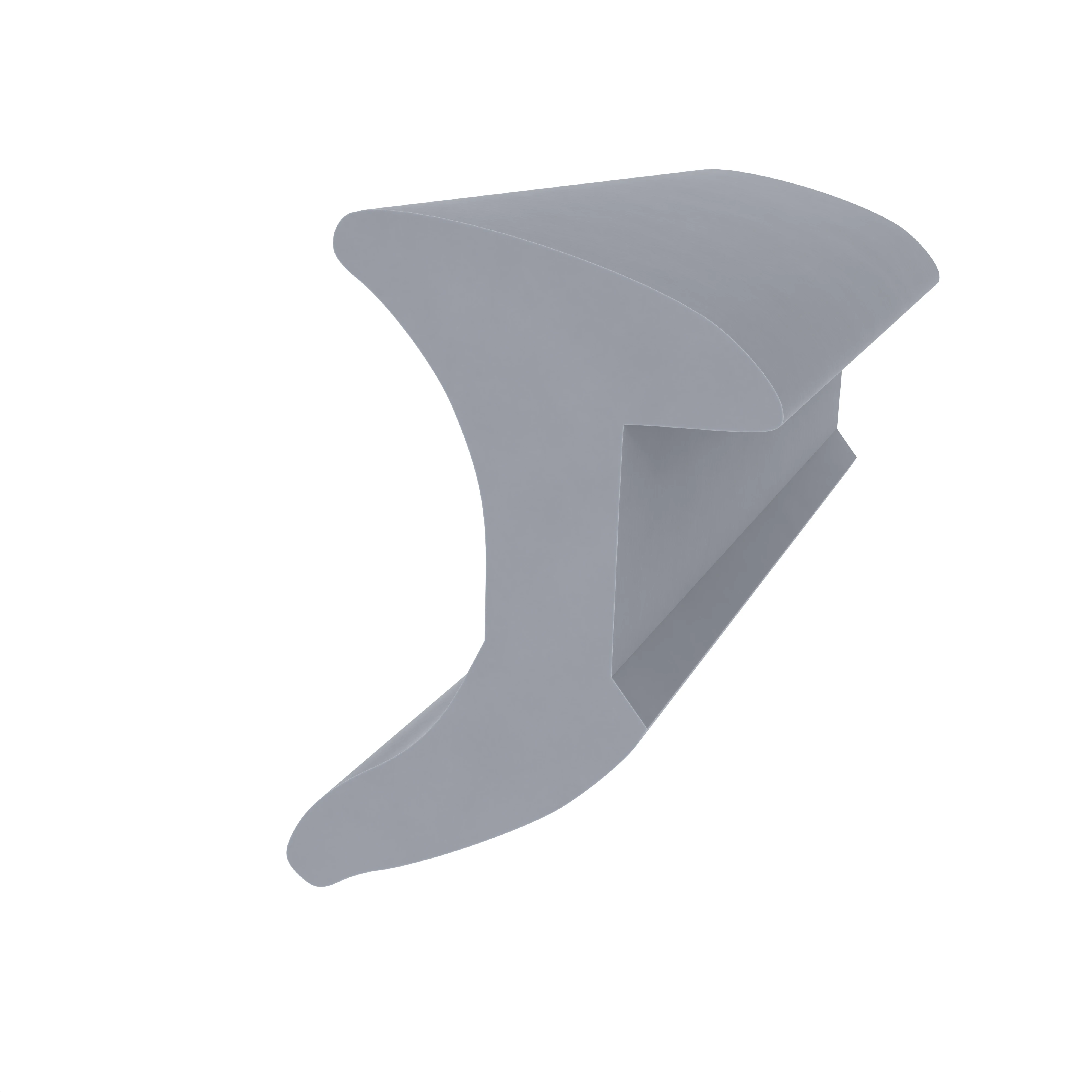 Verglasungsdichtung für Fenster | 10 mm Breite | Farbe: grau