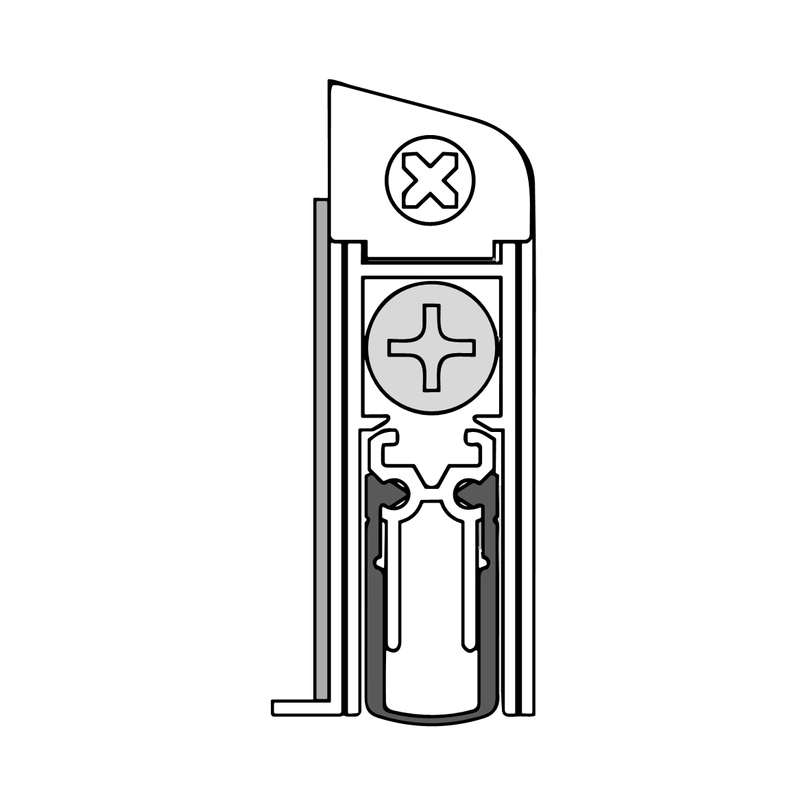 Absenkdichtungen - WIND-EX A Absenkdichtung von Athmer | Länge: 735 mm