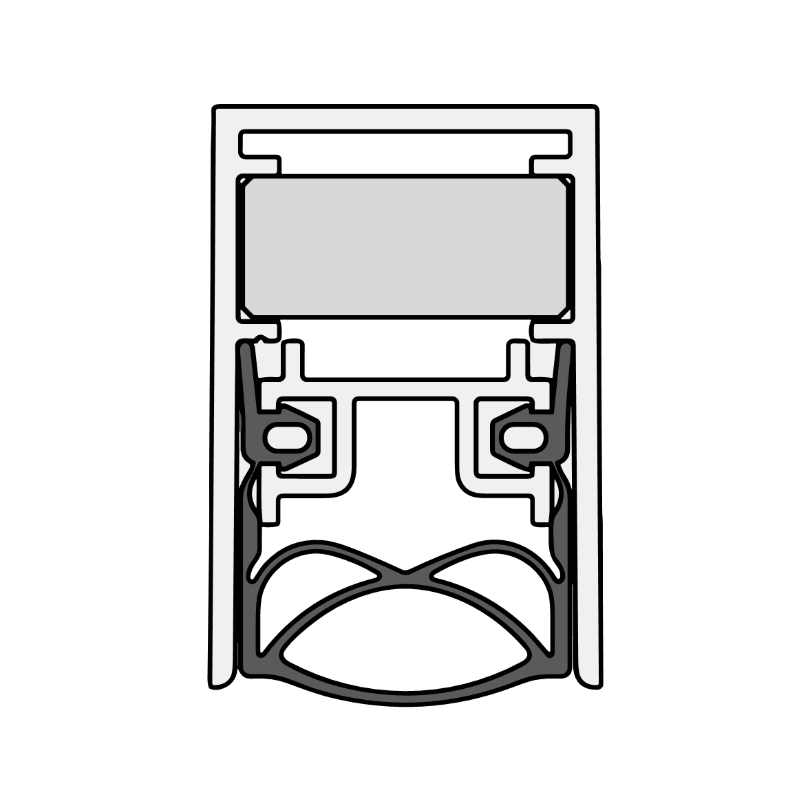 Absenkdichtungen - Schall-Ex Ultra WS Absenkdichtung von Athmer | Länge: 1083 mm