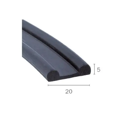 Motorhaubendichtung für Fahrzeuge | Höhe: 5 mm | Farbe: schwarz Motorhaubendichtung für Fahrzeuge | Höhe: 5 mm | Farbe: schwarz