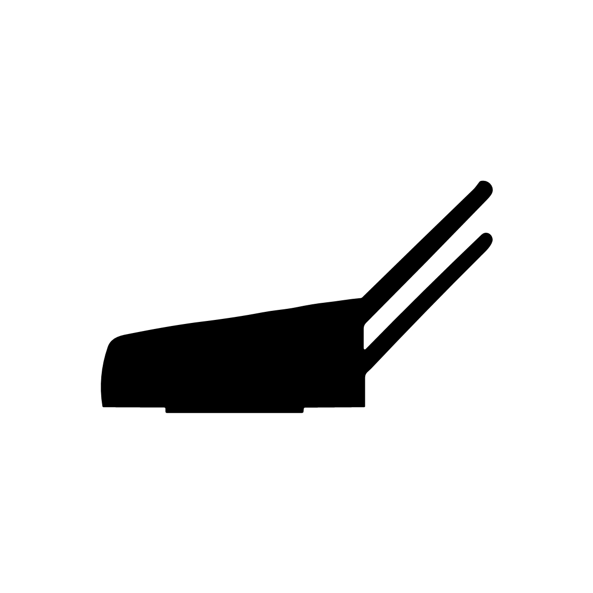 Anpressdichtungen - Abdichtungsschiene mit Anpressdichtung | 2000 mm Länge | Farbe: weiß