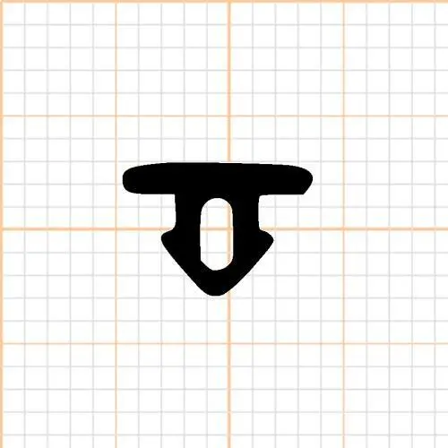Treppenstufenprofile - Fugenabdeckprofil für Salamander Profile | Höhe: 6 mm | Farbe: schwarz