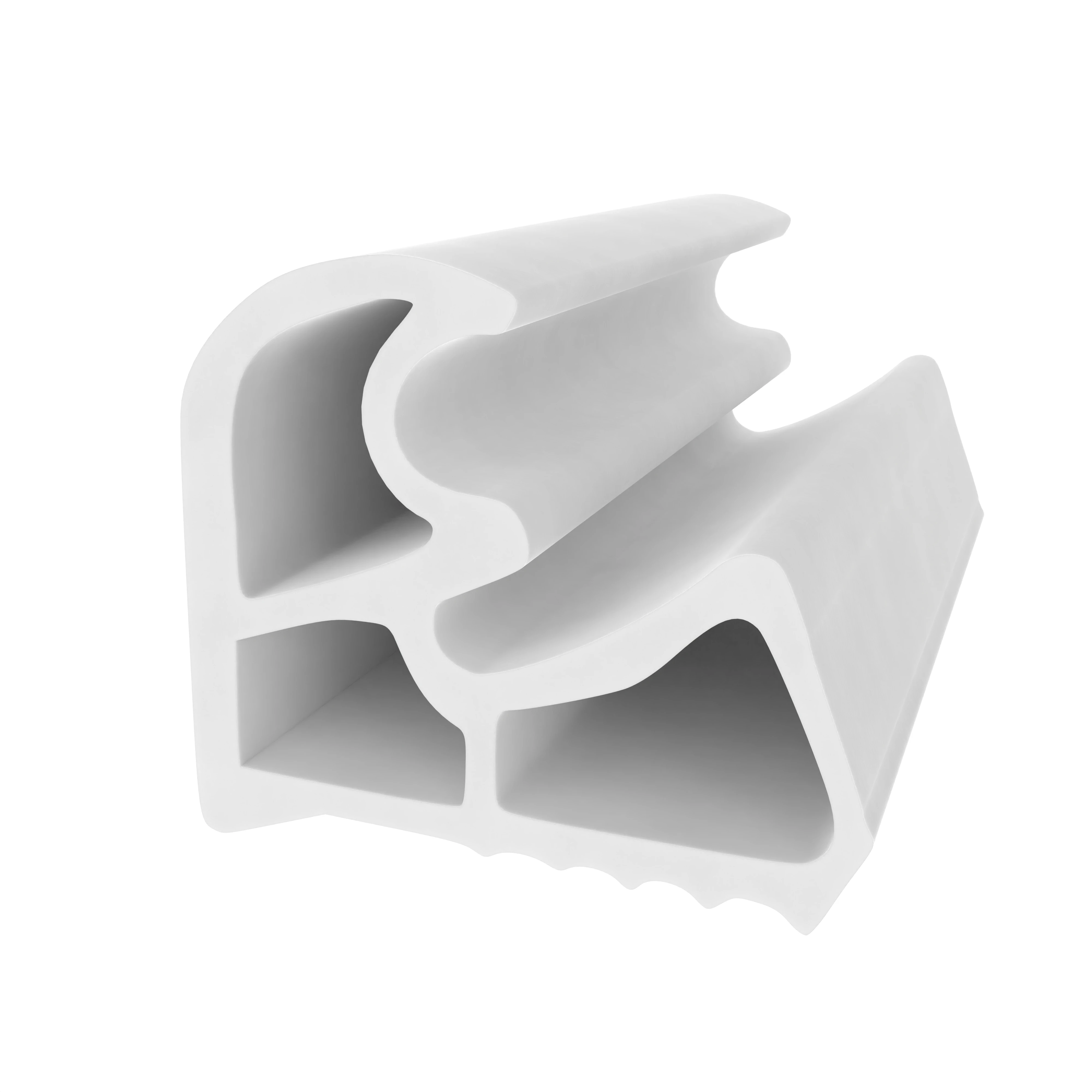 Stahlzargendichtung für Stahltüren | 24 mm Höhe | Farbe: weiß