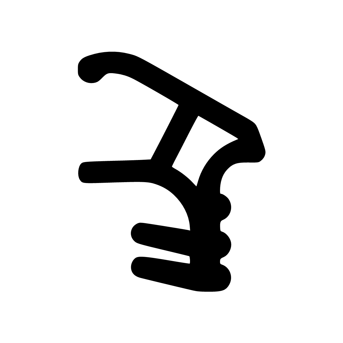 Türrahmen Dichtung - Stahlzargendichtung für Stahlrahmen | 12 mm Breite | Farbe: schwarz