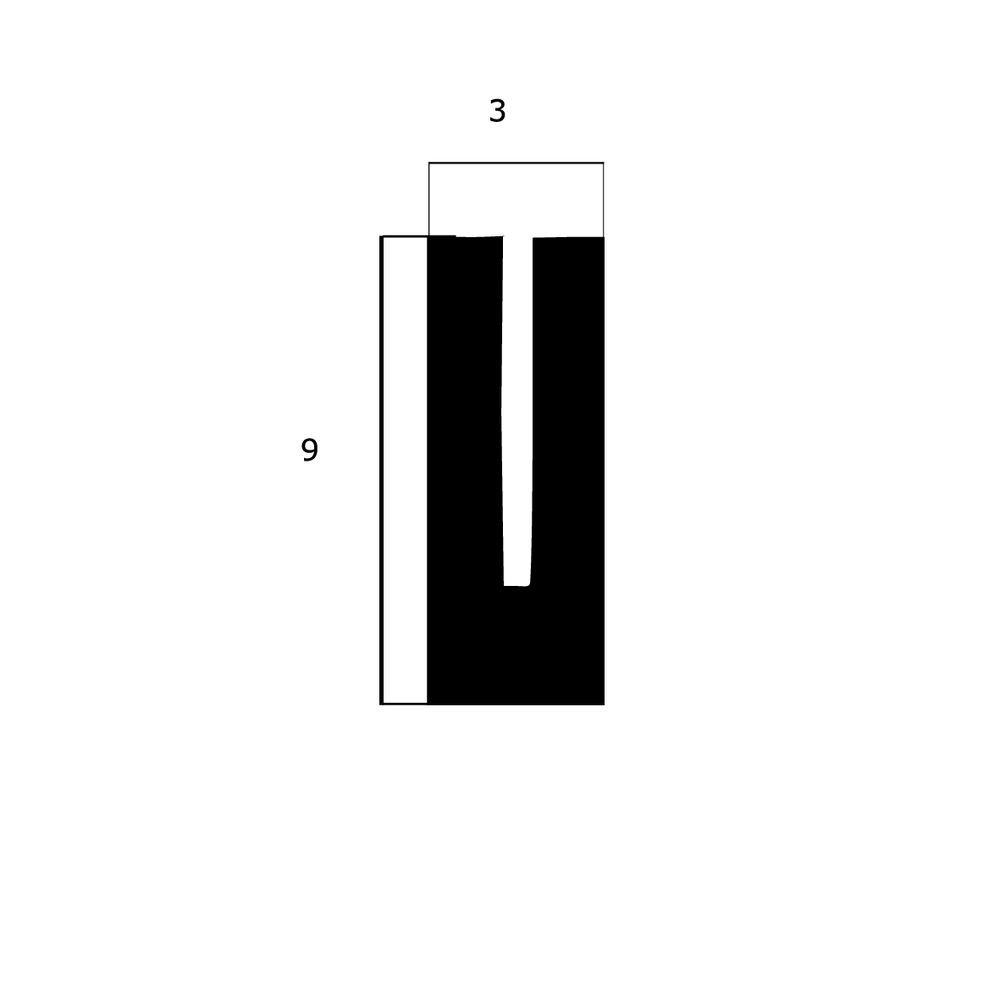 Kantenschutz - Kantenschutzprofil | Höhe: 9 mm | Farbe: schwarz