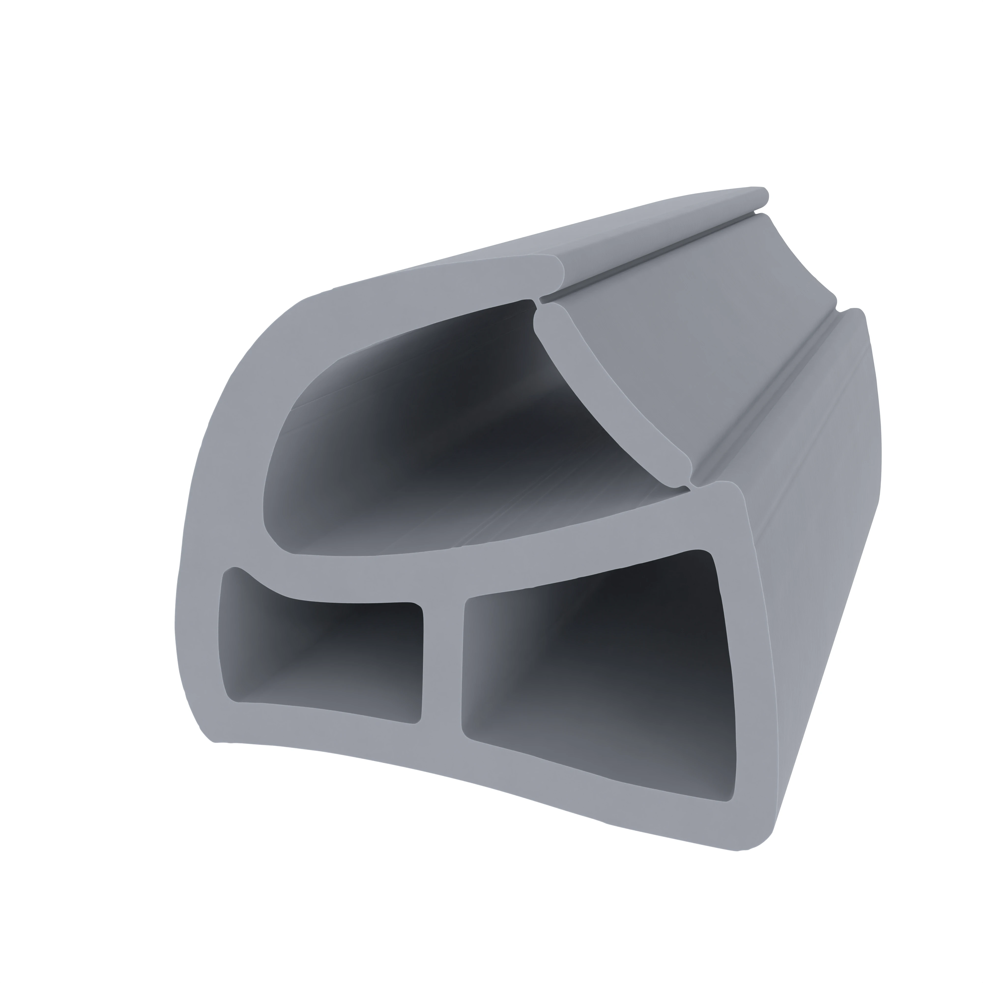 Stahlzargendichtung für Stahltüren | 17 mm Breite | Farbe: grau