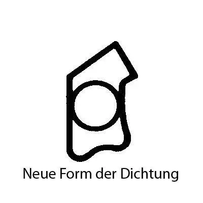 Stahlzargendichtung für Metalltüren | 21 mm Höhe | Farbe: grau