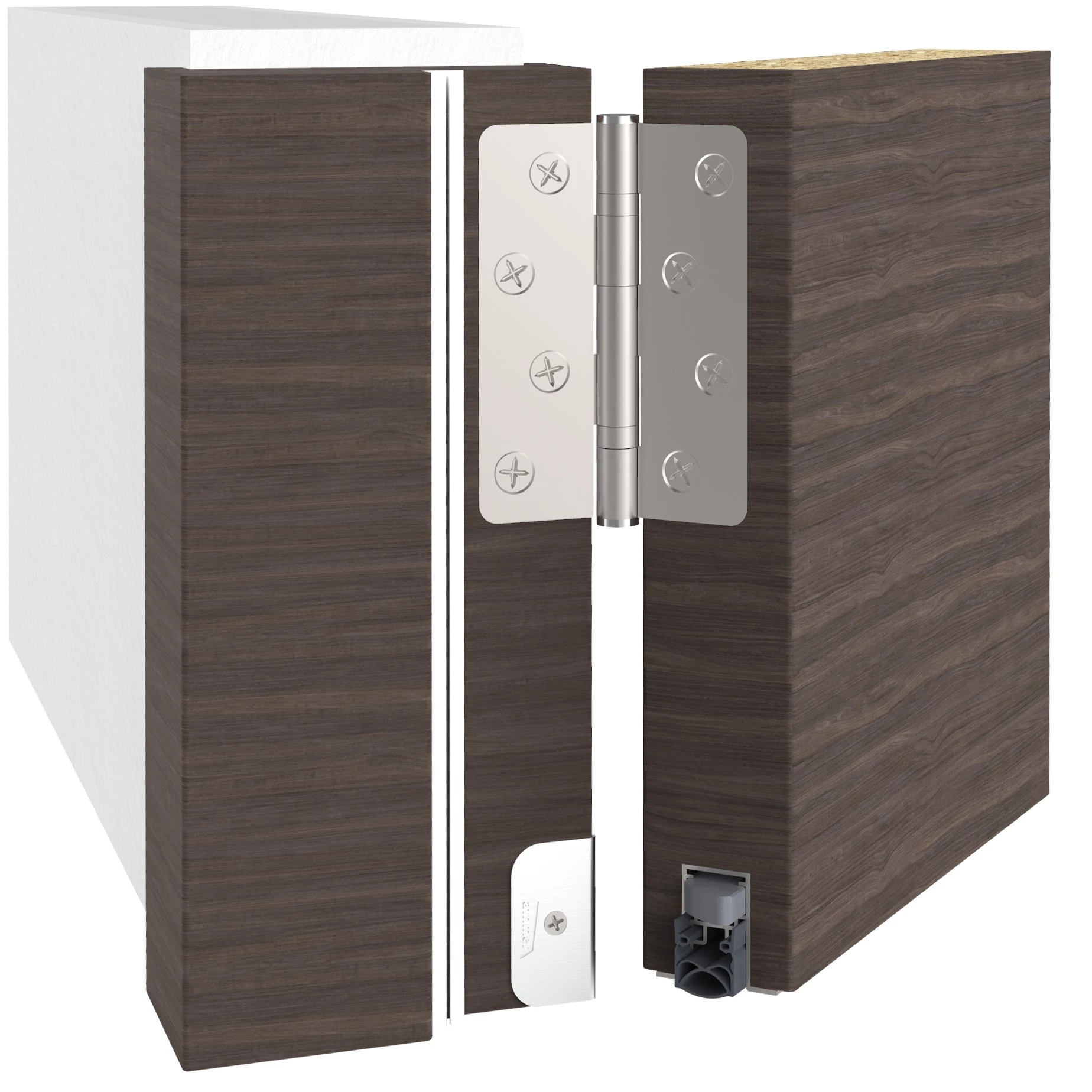 Schall-Ex Ultra OS Duo Absenkdichtung von Athmer | Länge: 1208 mm