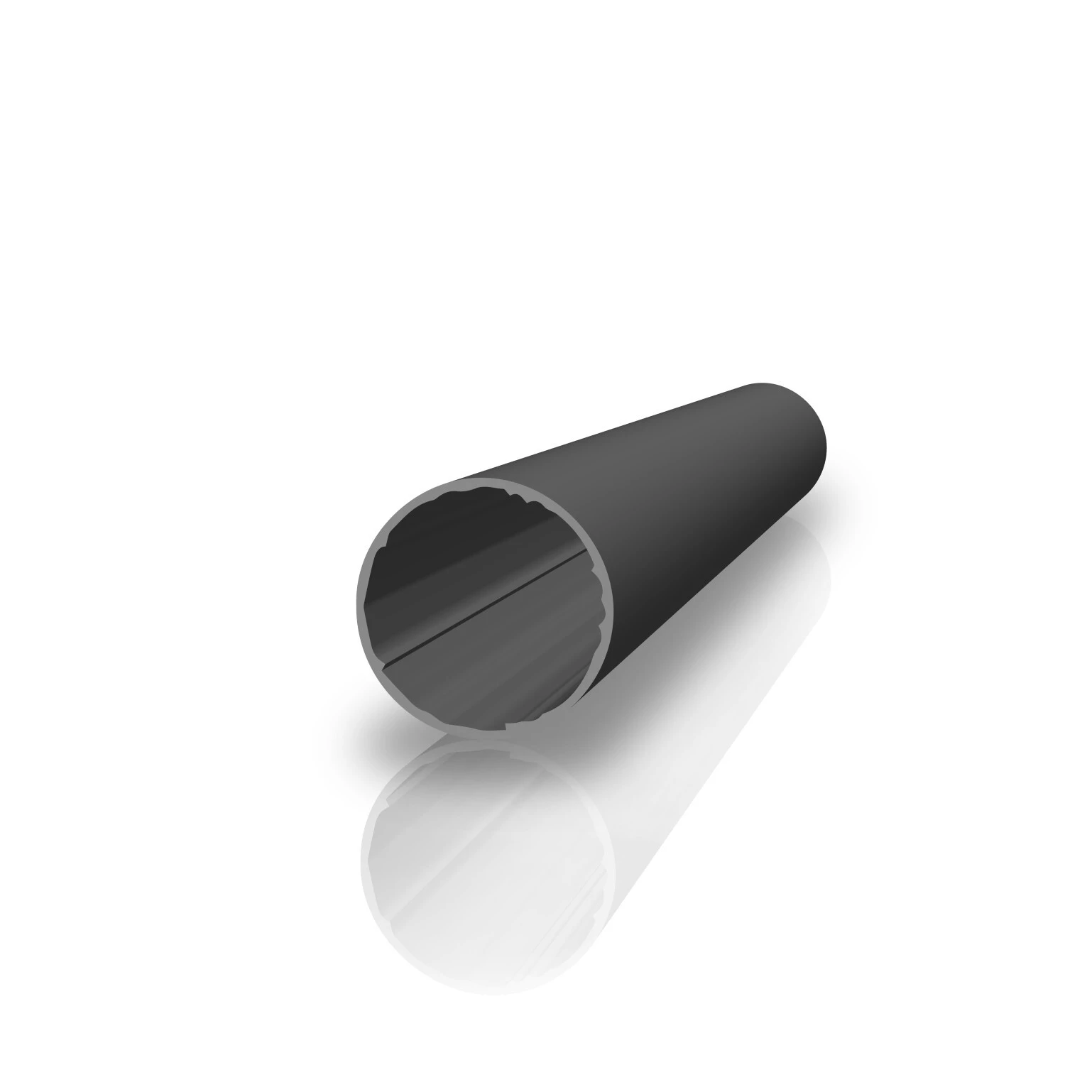 Moosgummi - Rundschnurprofil | 4 mm Durchmesser | Farbe: grau
