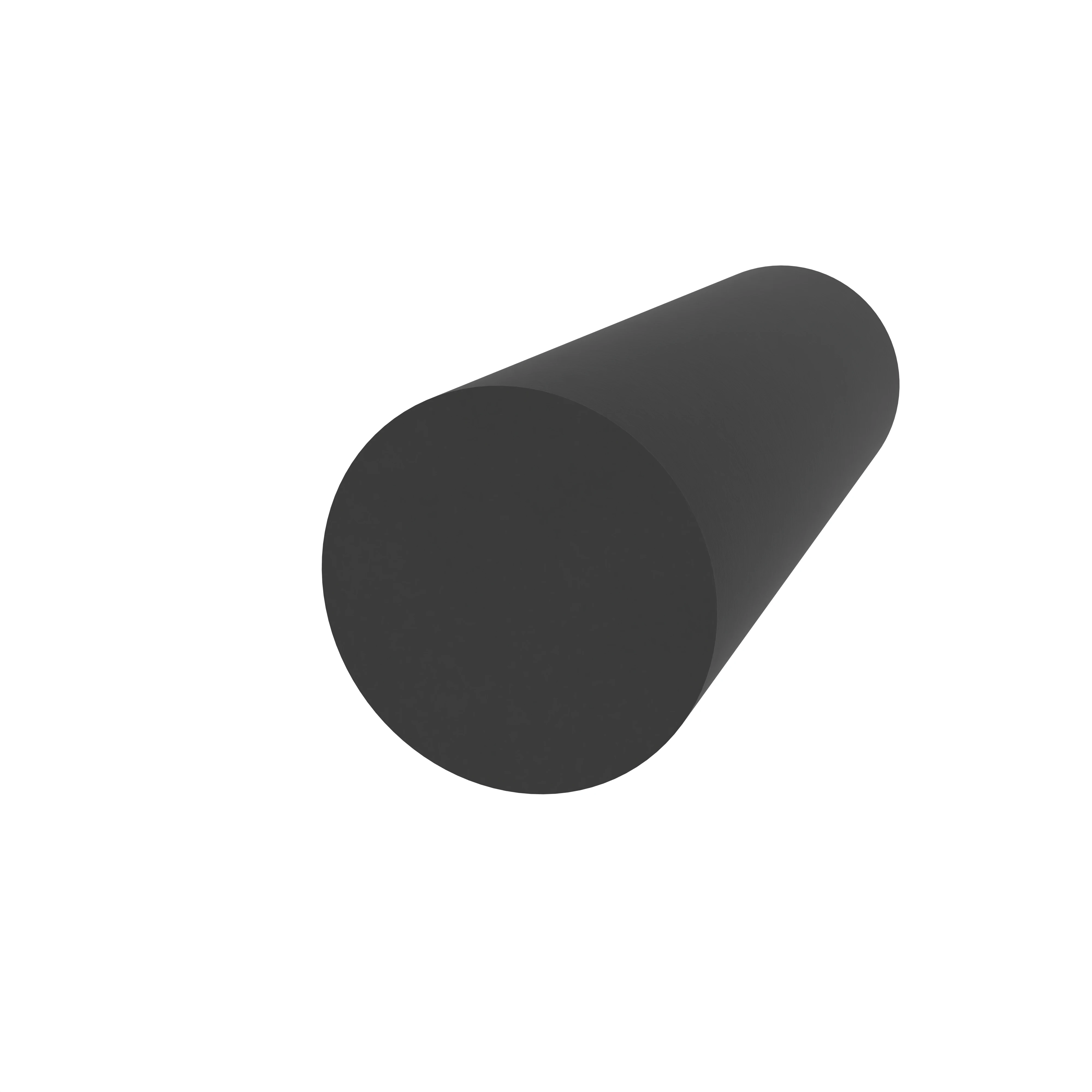 Moosgummidichtung rund | 18 mm Durchmesser | Farbe: schwarz
