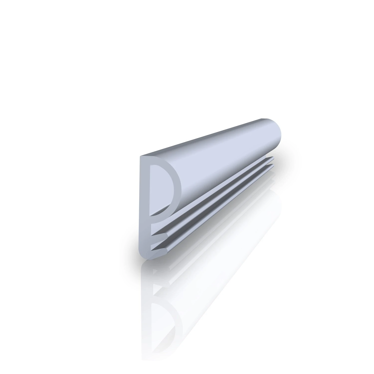 Flügelfalzdichtung für Holzelemente  | 10 mm Falzhöhe | Farbe: transparent