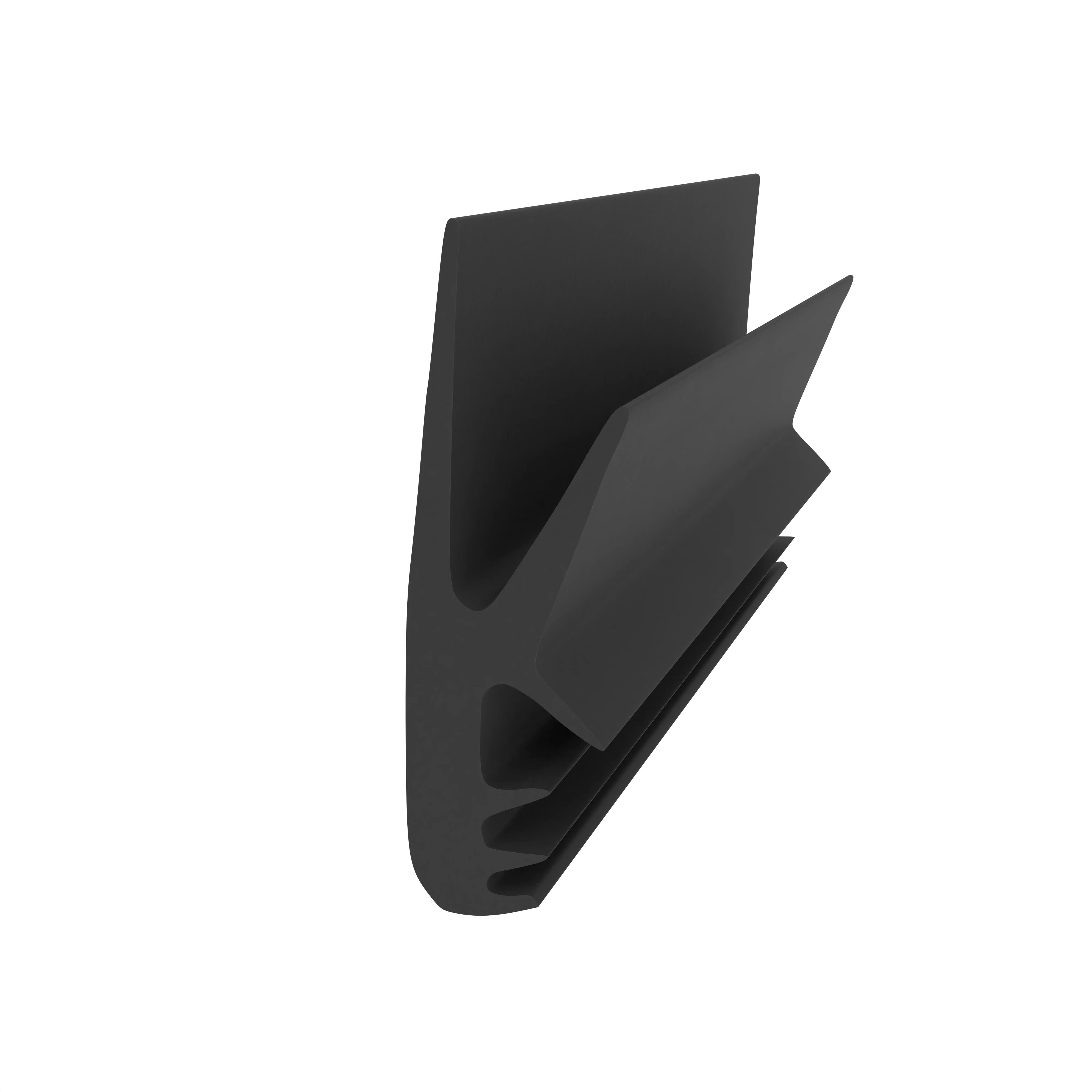 Türrahmen Dichtung - Holzzargendichtung für Holztüren | 3 - 4 mm Nutbreite | Farbe: schwarz