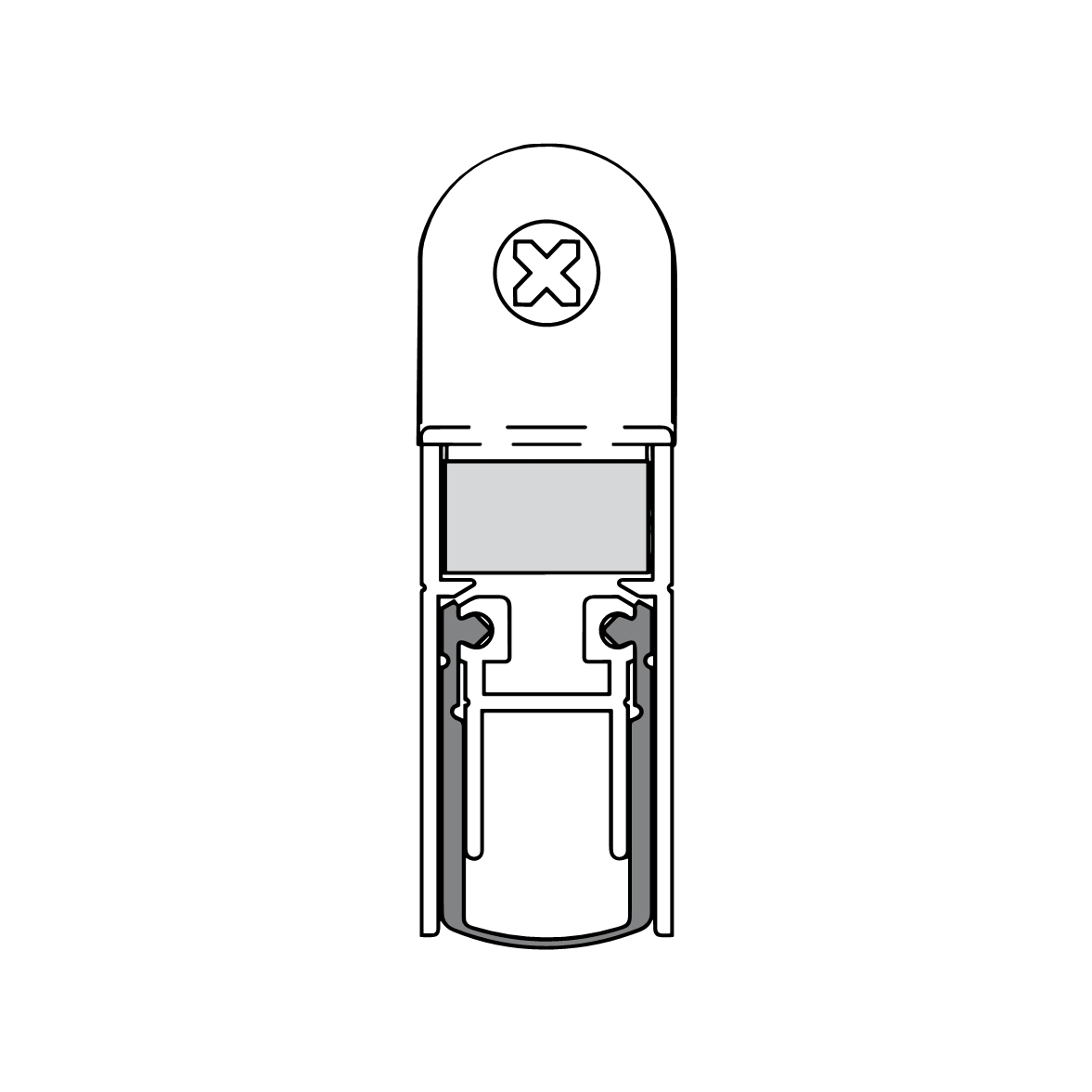 Schall-Ex Duo L-15/30 WS Absenkdichtung von Athmer | Länge: 1083 mm