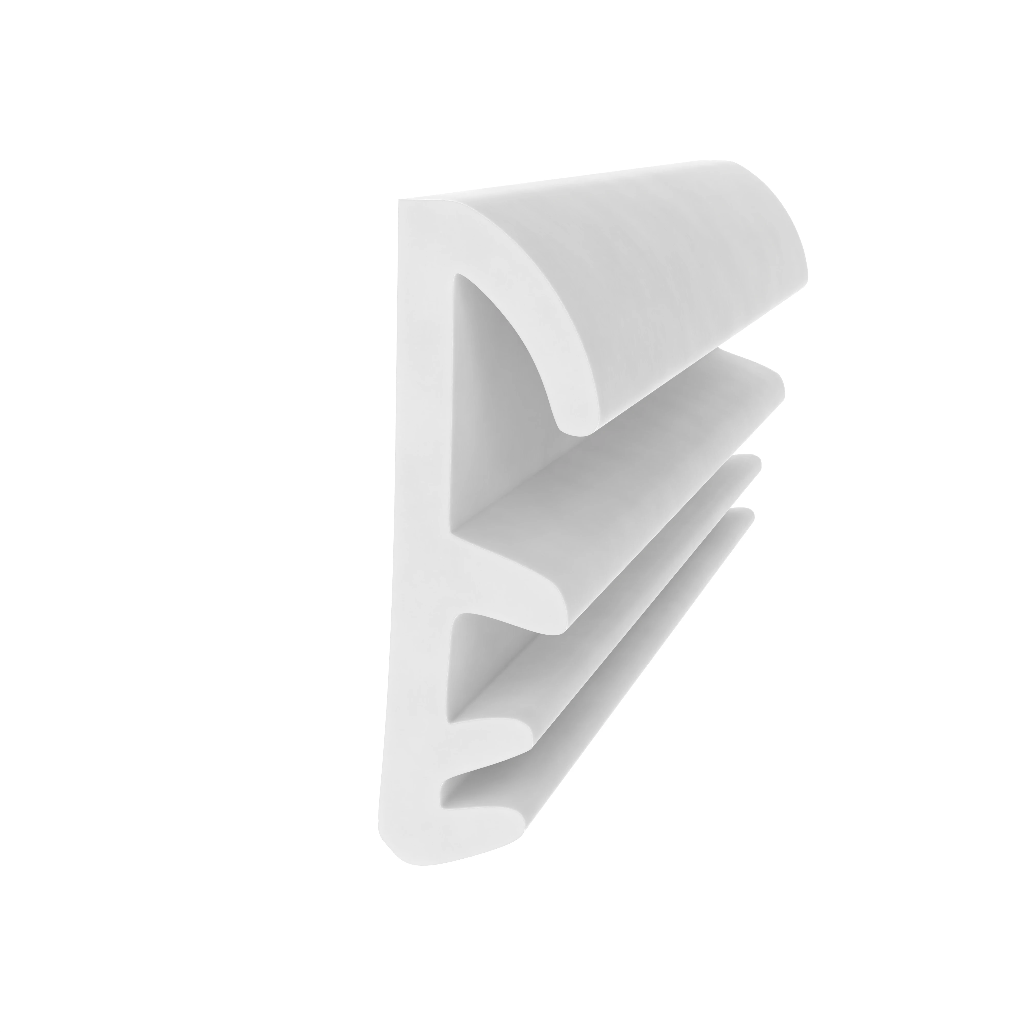 Flügelfalzdichtung für Holzflügel und -zargen | 9 mm Falzhöhe | Farbe: weiß