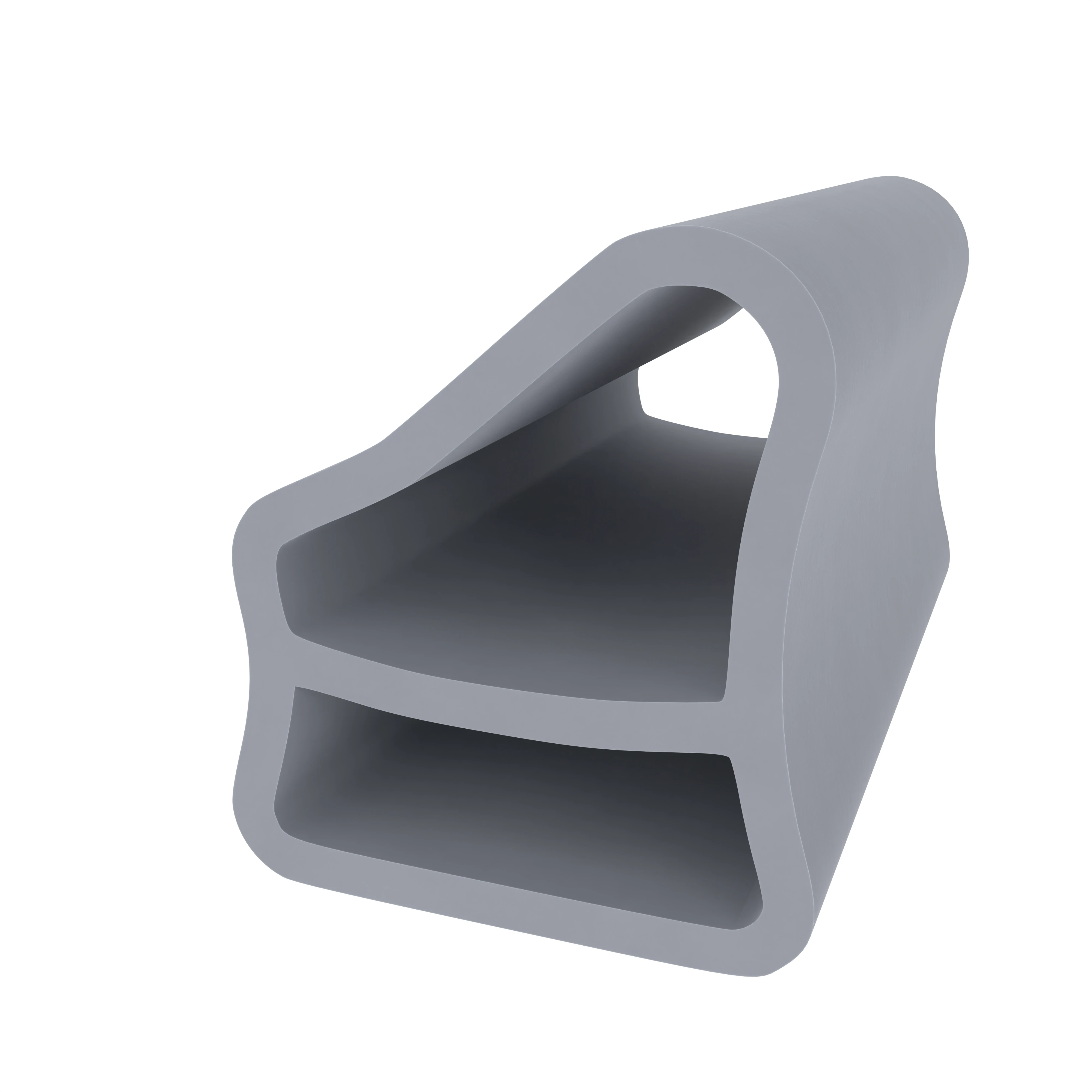 Stahlzargendichtung für Stahlzargen | 19 mm Höhe | Farbe: grau