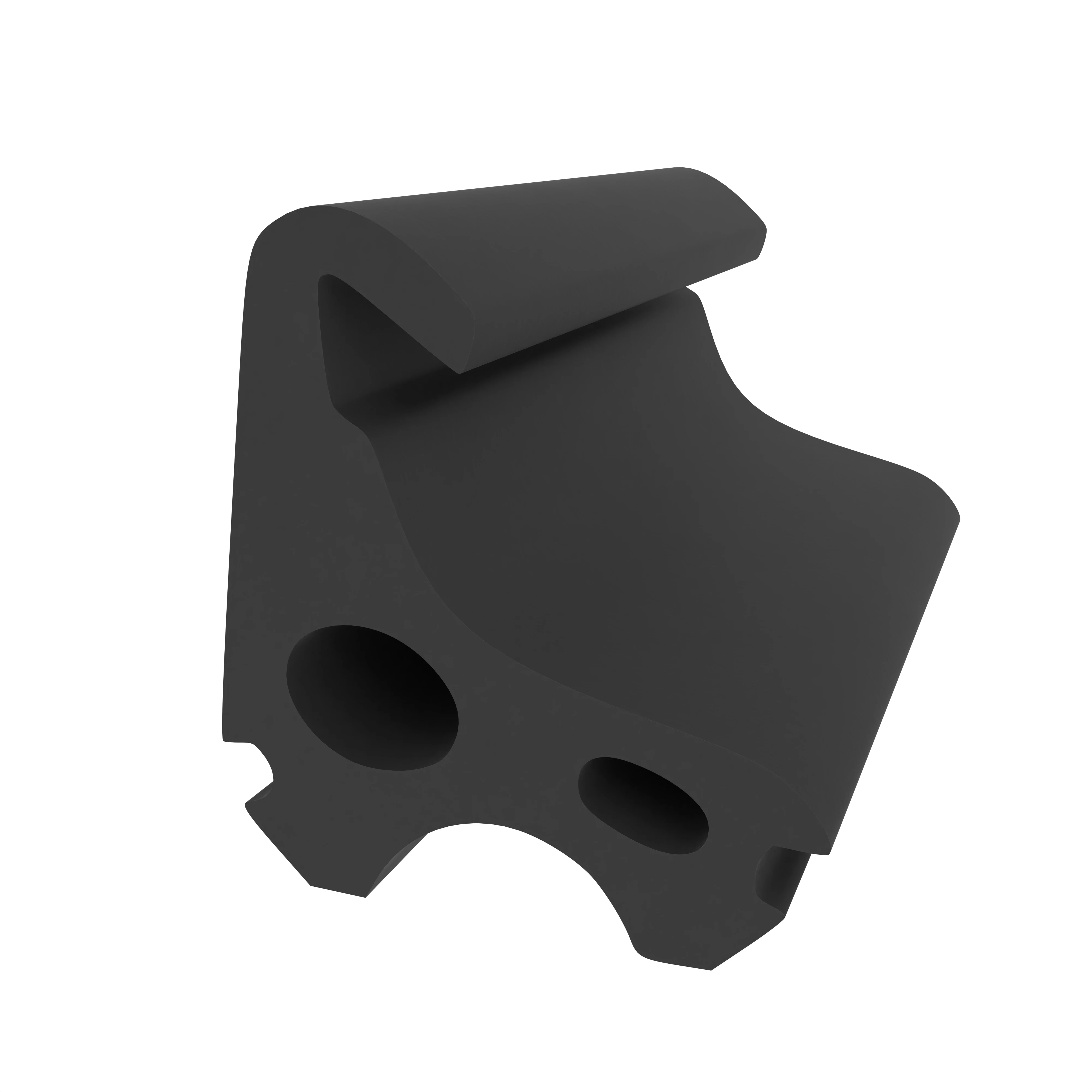 Mitteldichtungen - Mitteldichtung für Metall- und Alufenster | 20 mm Höhe | Farbe: schwarz