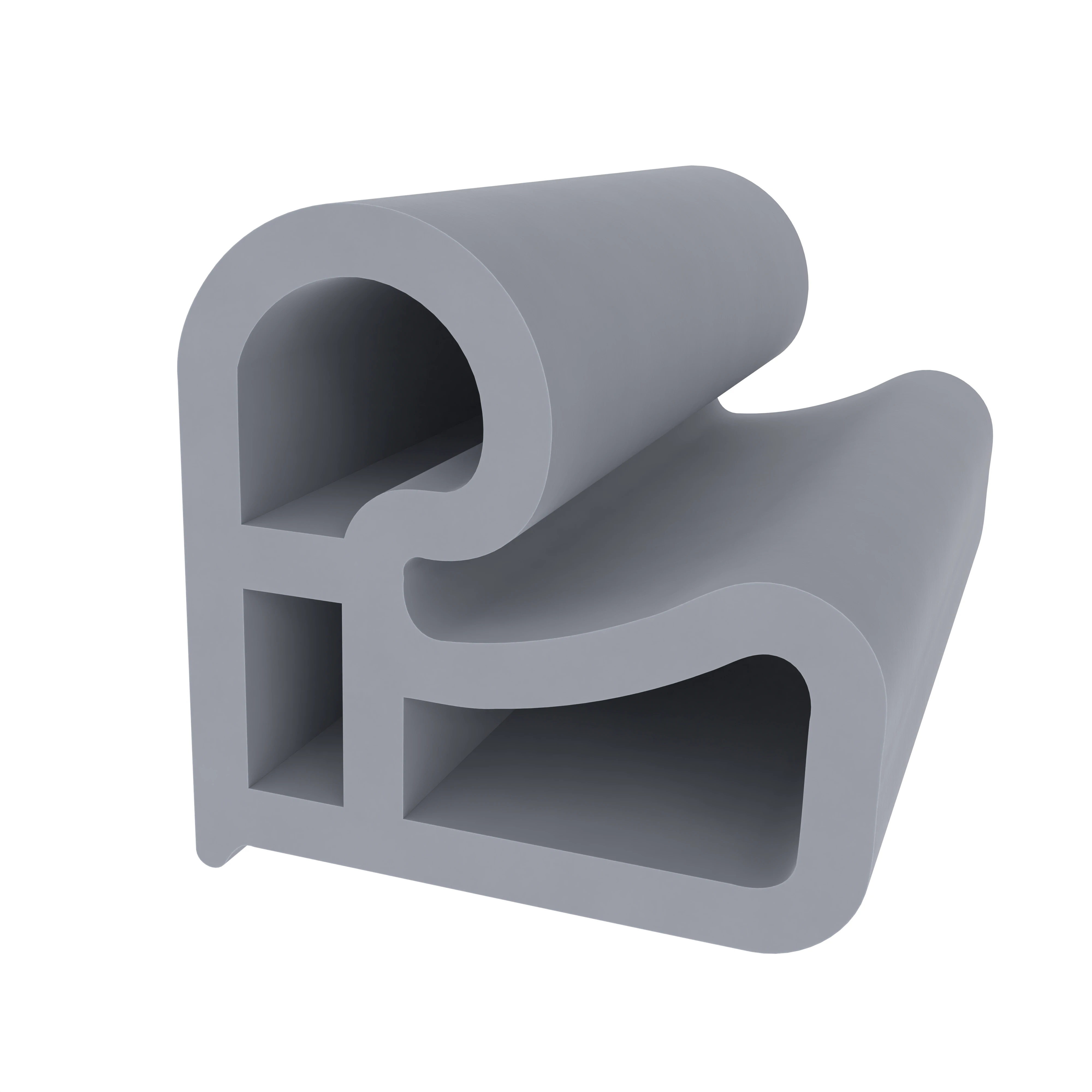 Stahlzargendichtung für Stahltüren | 15 mm Breite | Farbe: grau