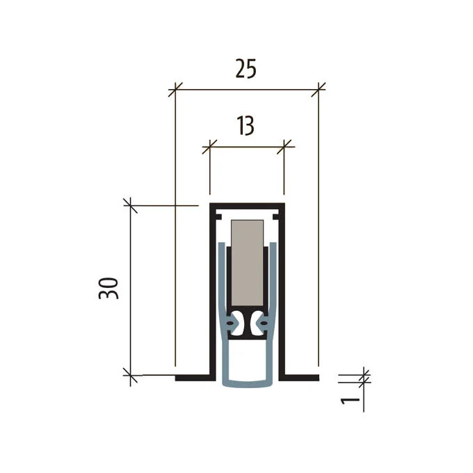 Planet RF Absenkdichtung | Länge: 850 mm 