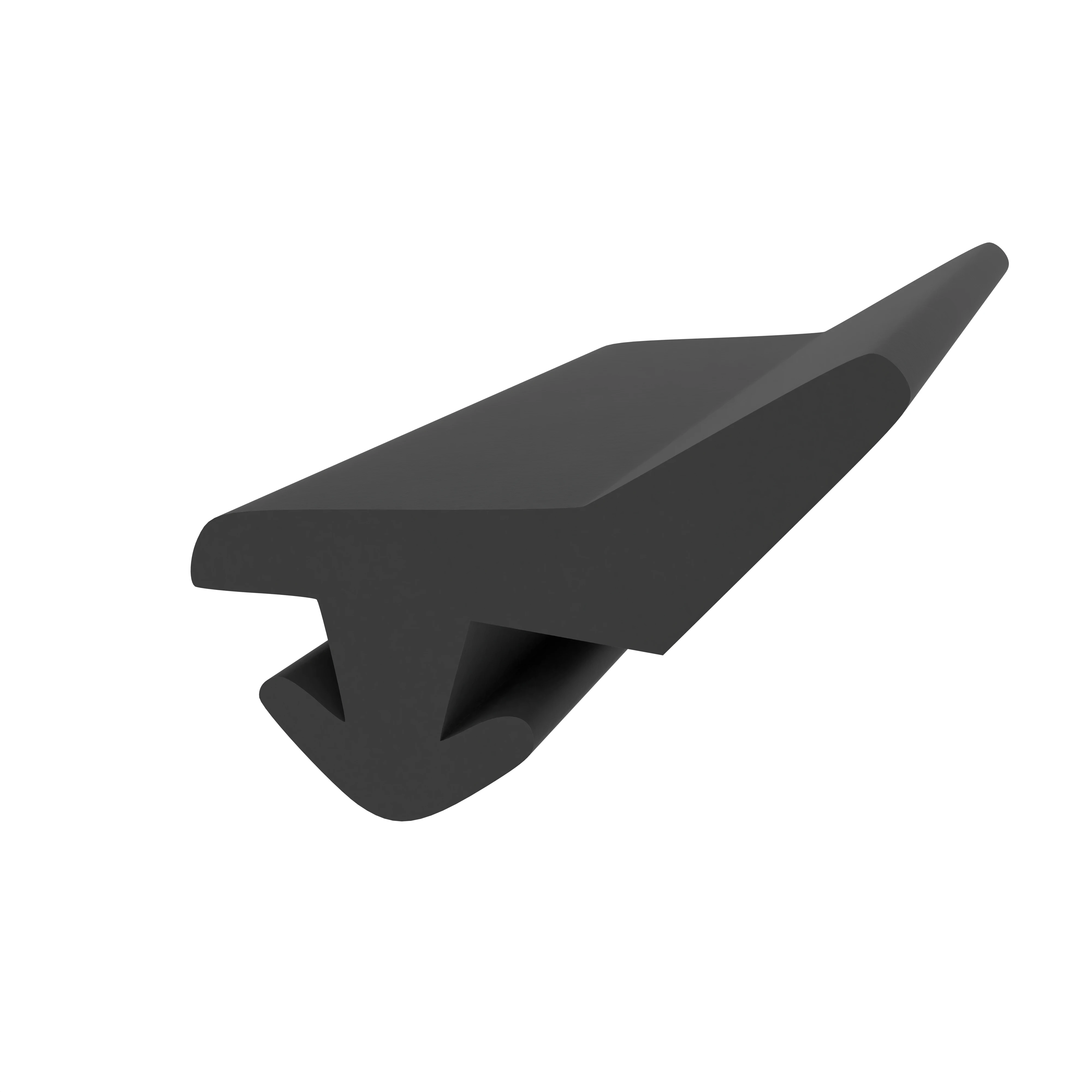 Anschlagdichtung für seitlichen Anschlag | 12,5 mm Höhe | Farbe: schwarz 